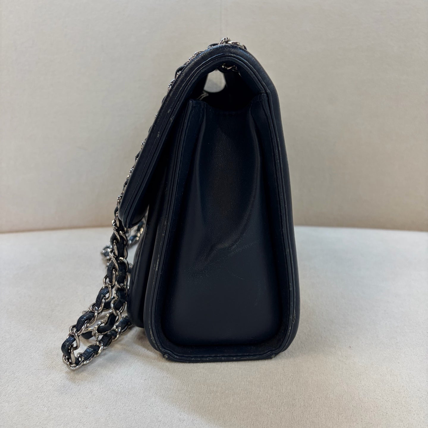 Chanel - Other - Leather - Navy - (medium)