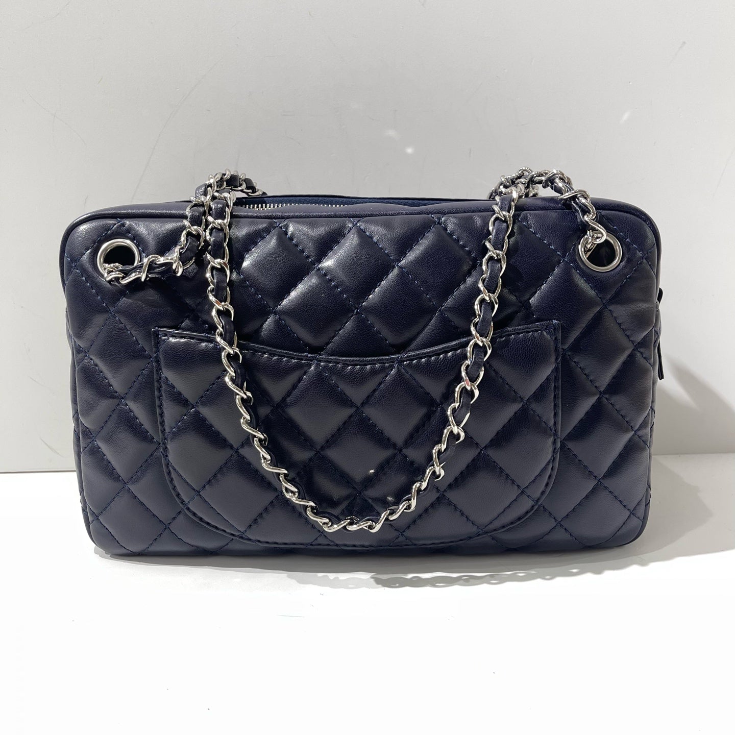 Chanel - Other - Leather - Navy - (medium)