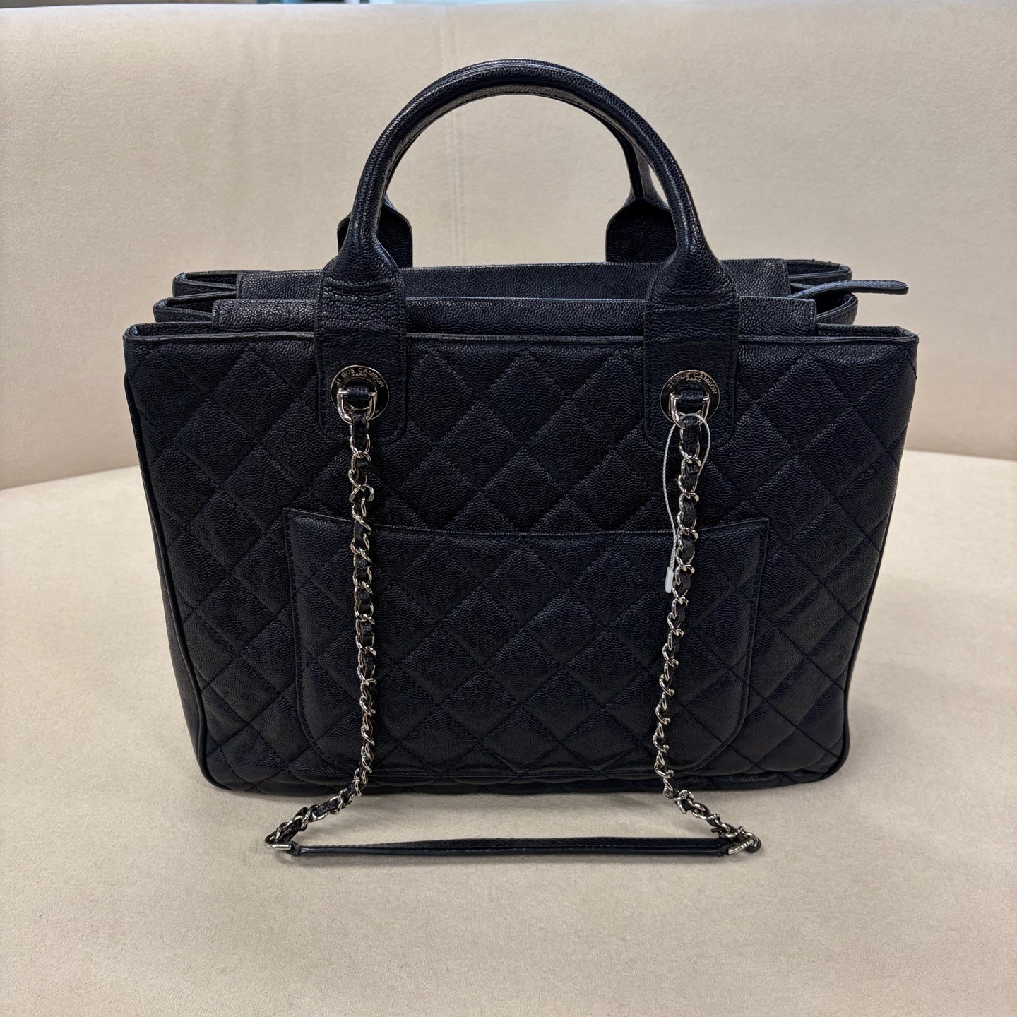 Chanel - Other - Leather - Navy - (medium)