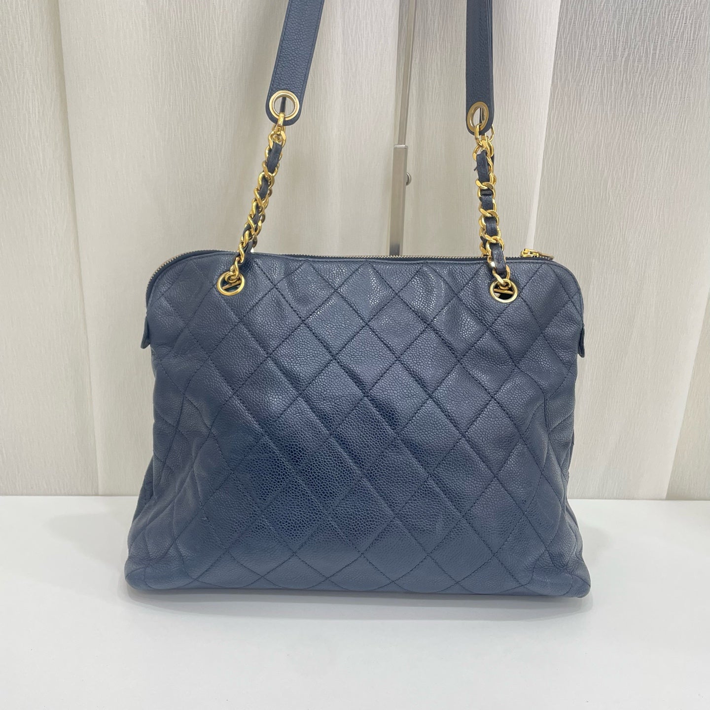 Chanel - Other - Leather - Navy - (medium)