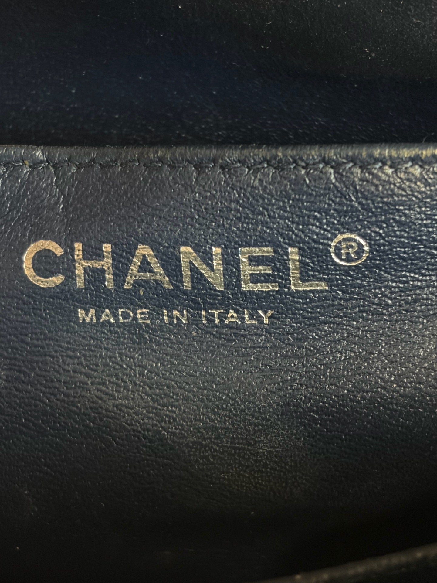 Chanel - Other - Leather - Navy - (medium)