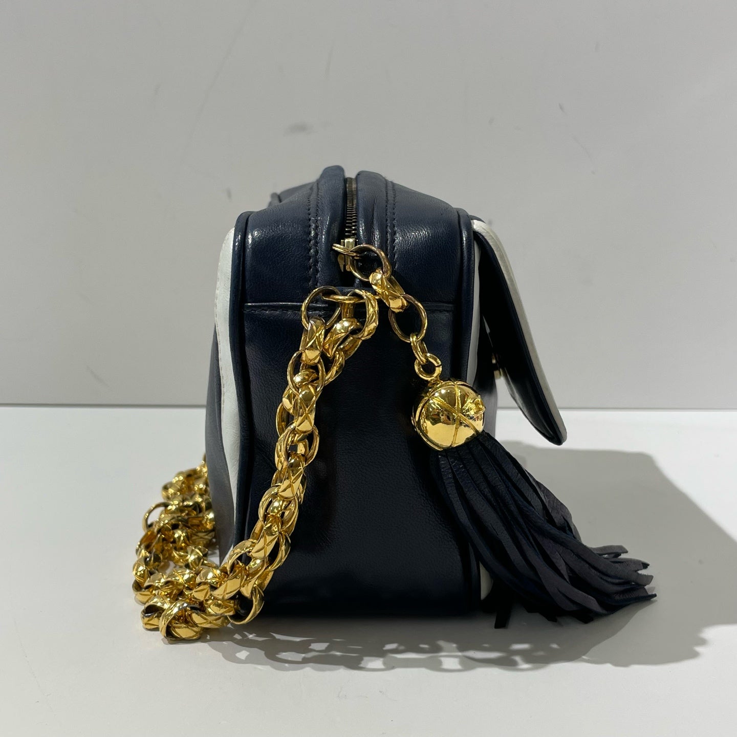Chanel - Other - Leather - Navy - (mini)