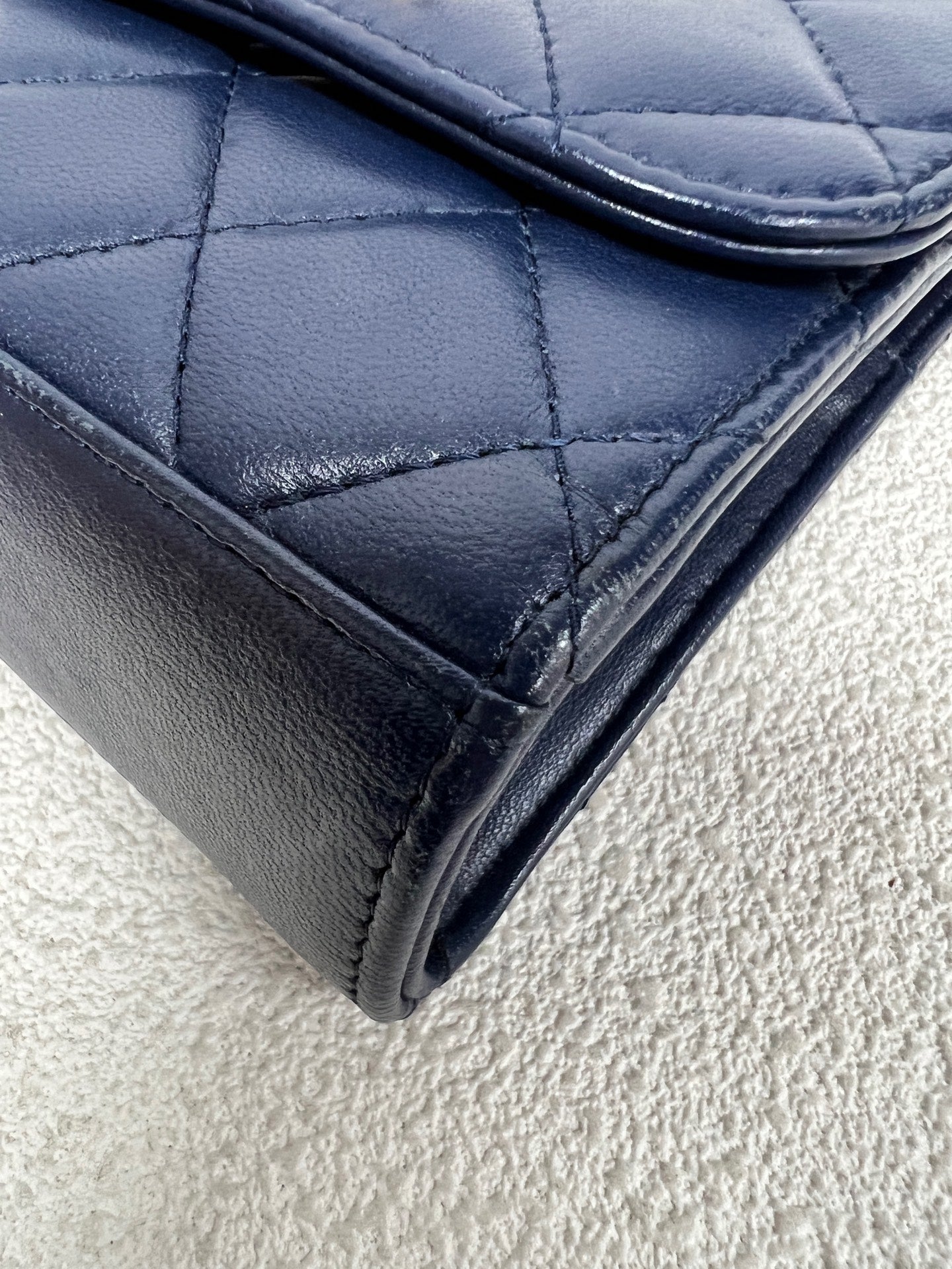 Chanel - Other - Leather - Navy - (mini)