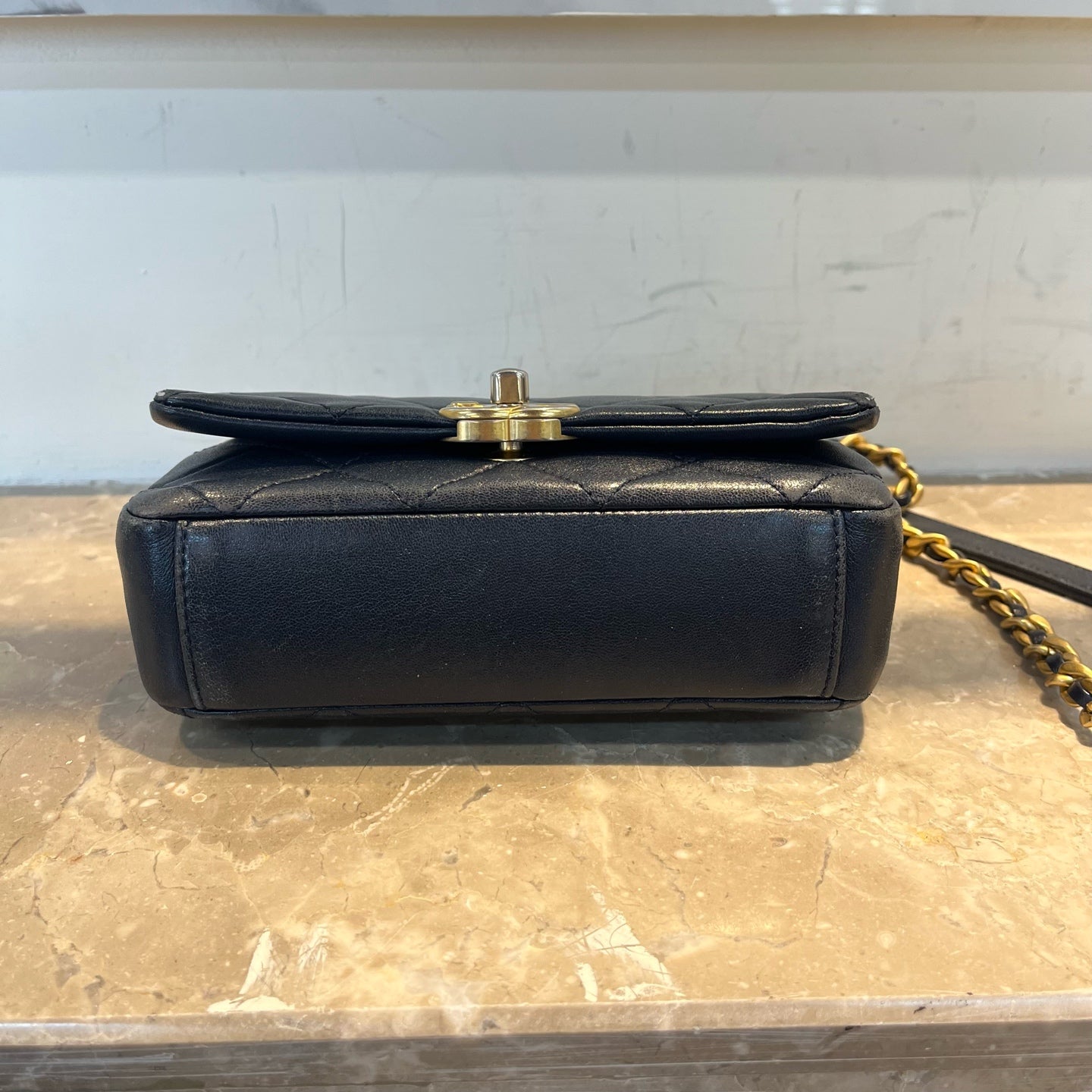 Chanel - Other - Leather - Navy - (mini)