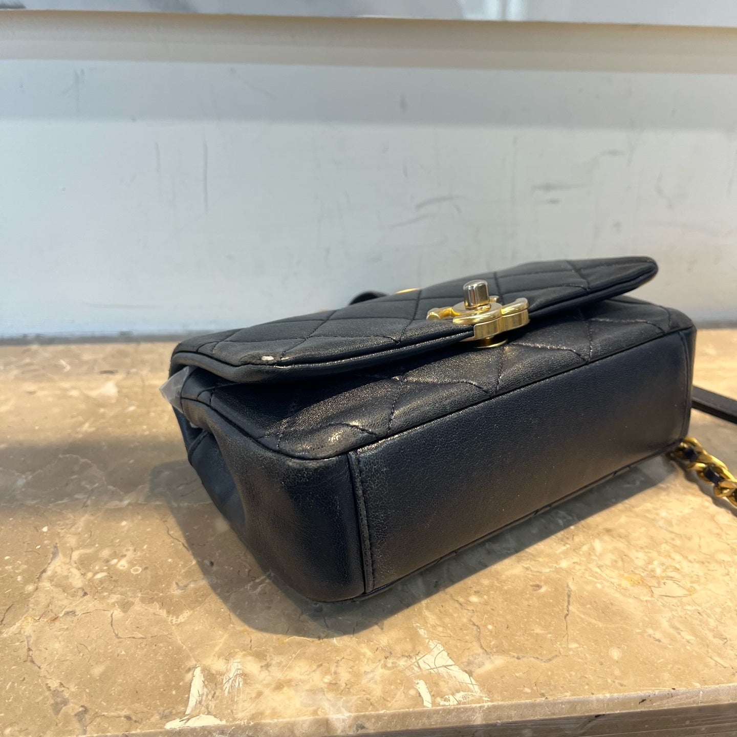 Chanel - Other - Leather - Navy - (mini)