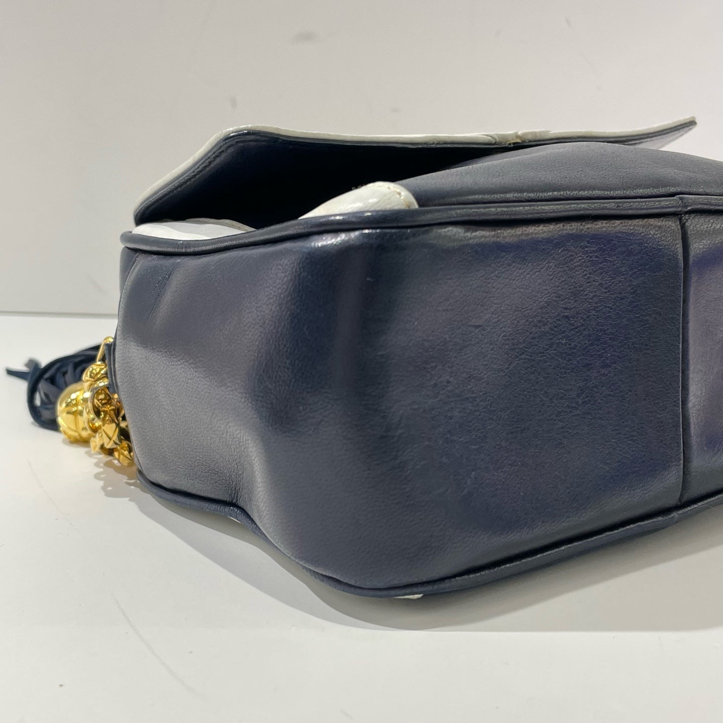 Chanel - Other - Leather - Navy - (mini)