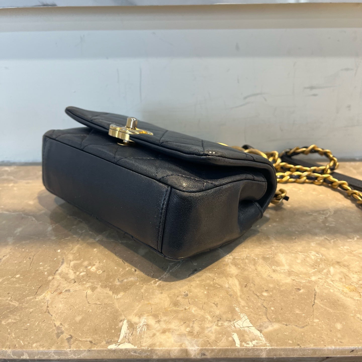 Chanel - Other - Leather - Navy - (mini)
