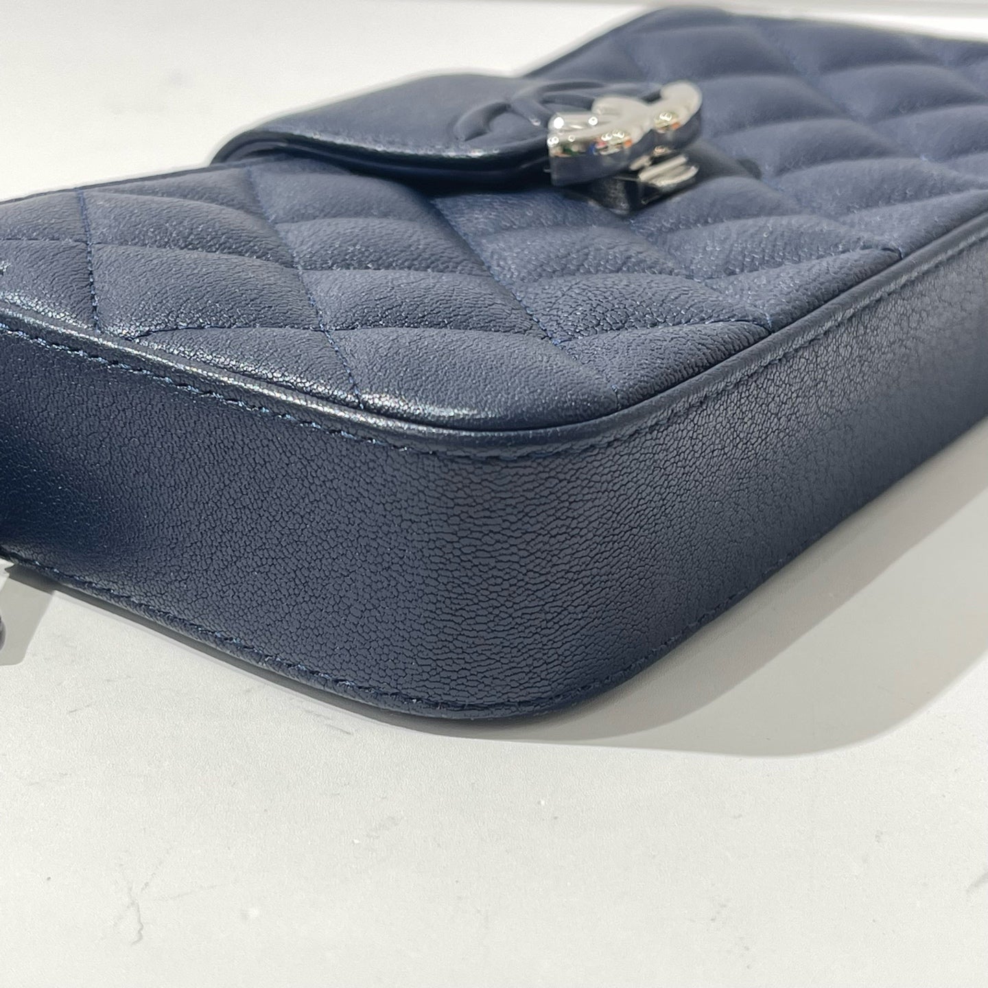 Chanel - Other - Leather - Navy - (mini)