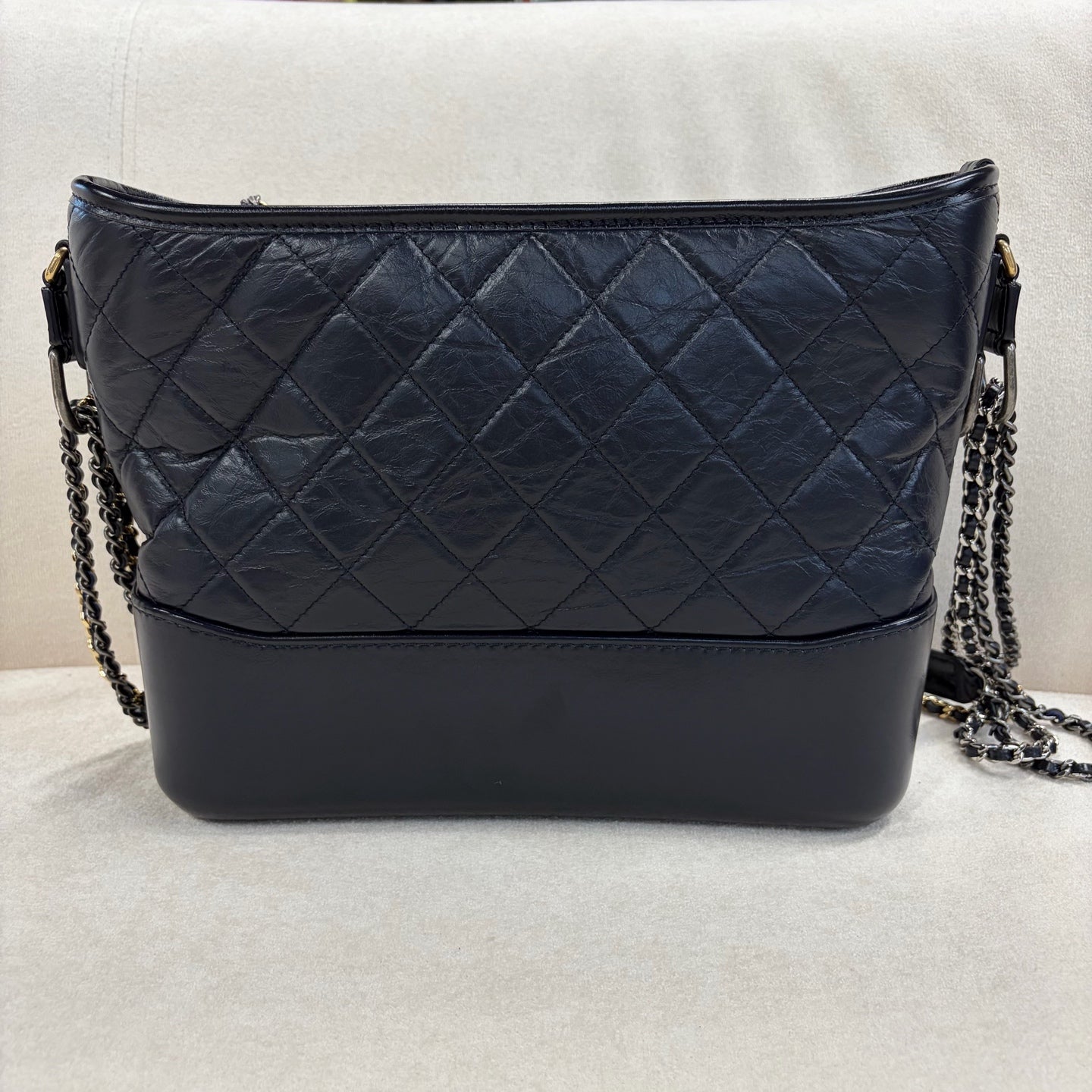 Chanel - Other - Leather - Navy - (small)