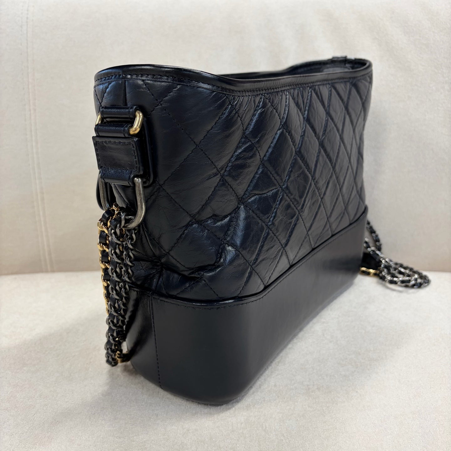 Chanel - Other - Leather - Navy - (small)