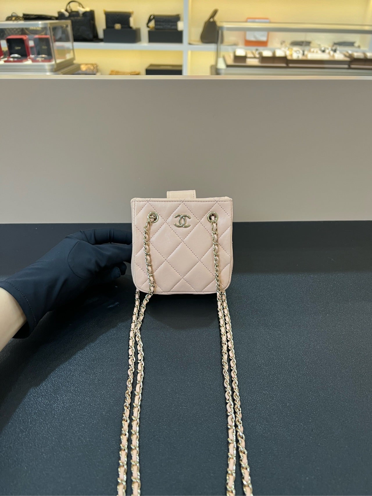 Chanel - Other - Leather - Orange - (mini)
