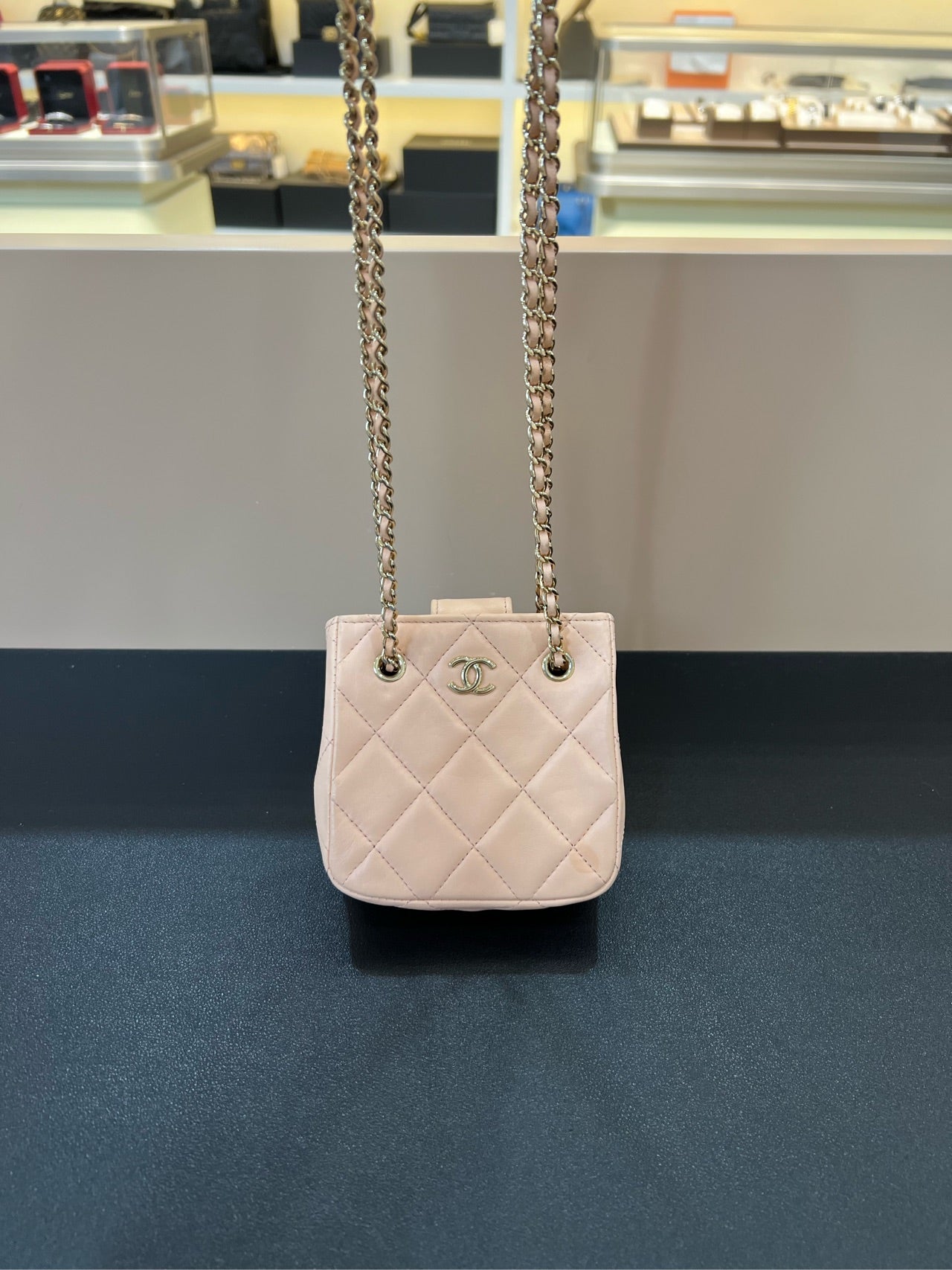 Chanel - Other - Leather - Orange - (mini)