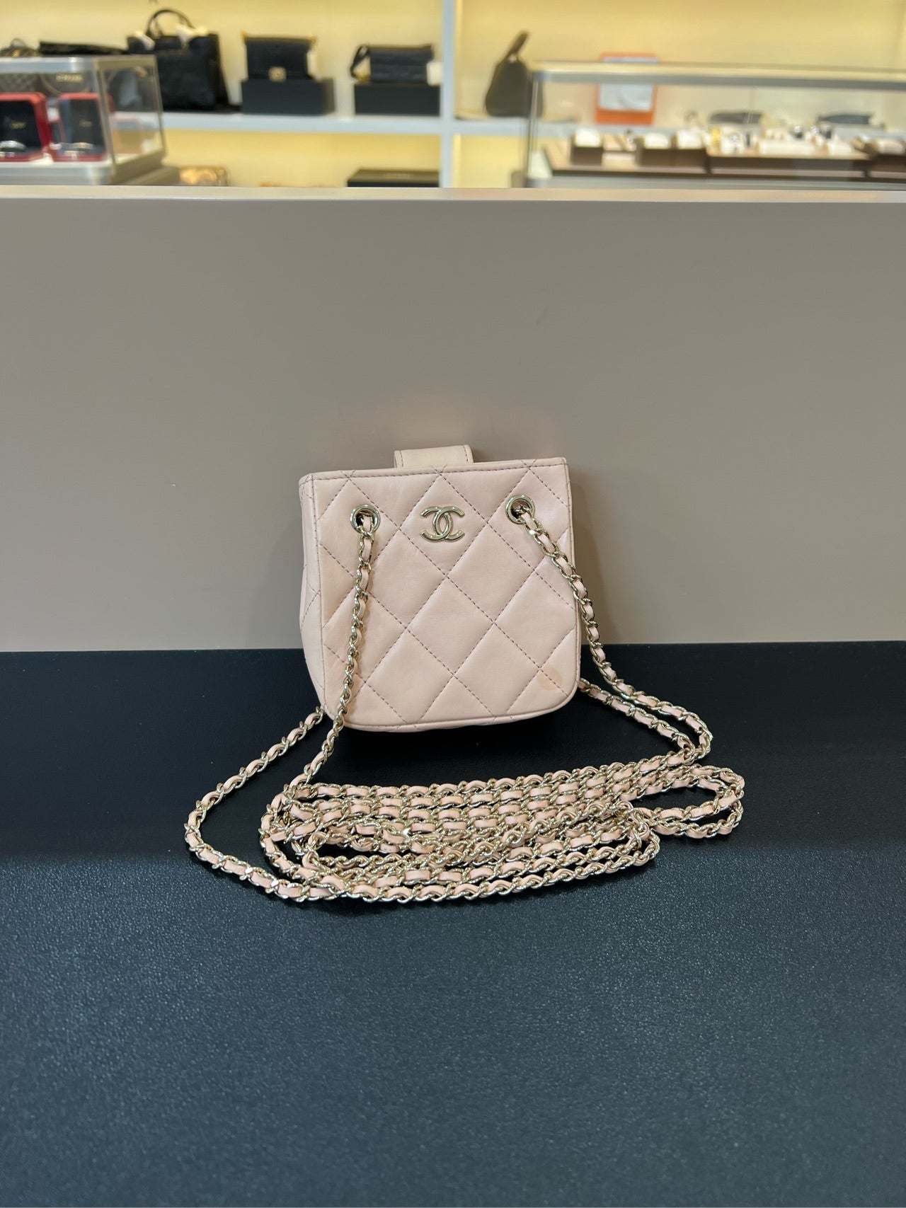 Chanel - Other - Leather - Orange - (mini)