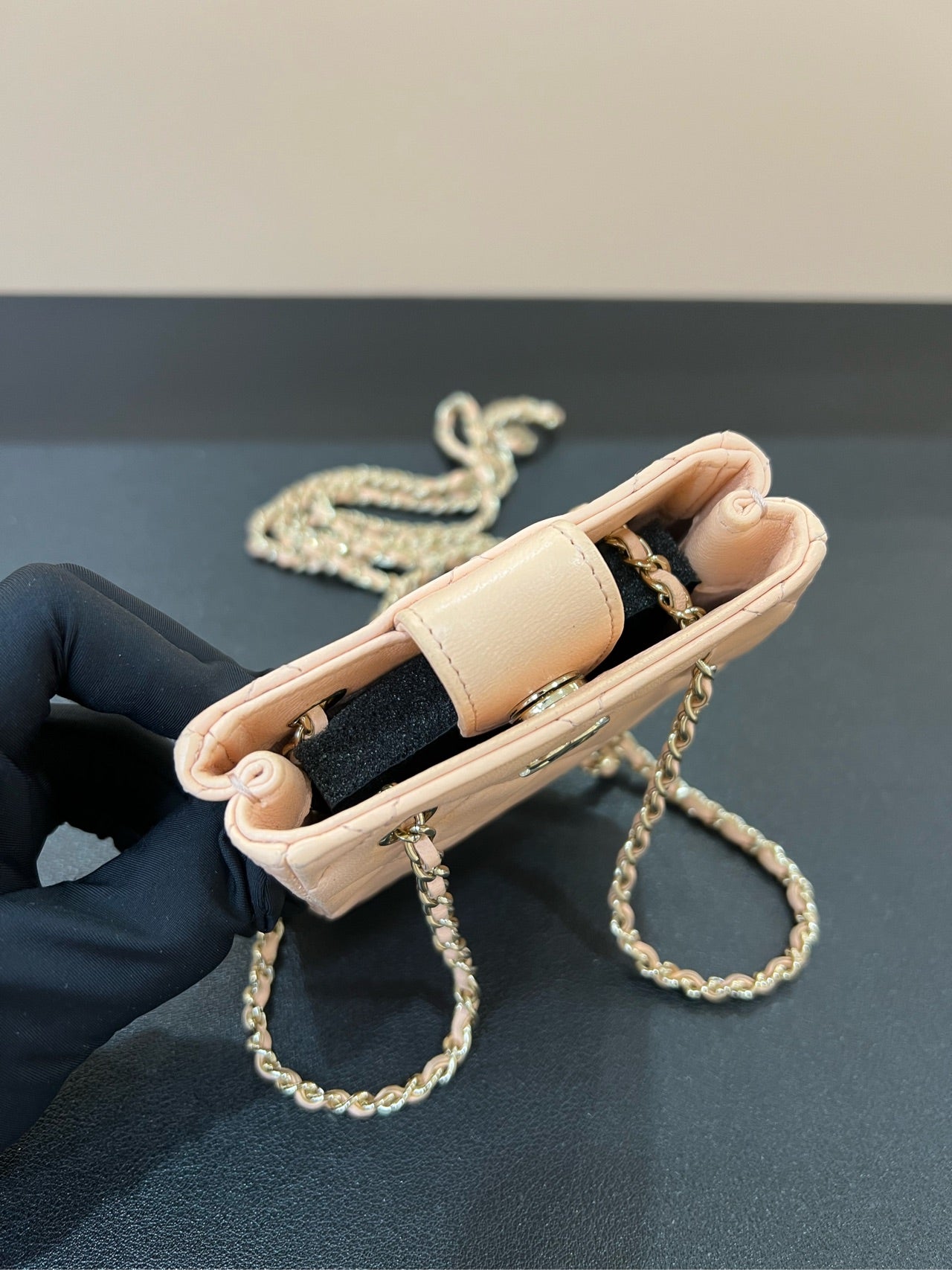Chanel - Other - Leather - Orange - (mini)