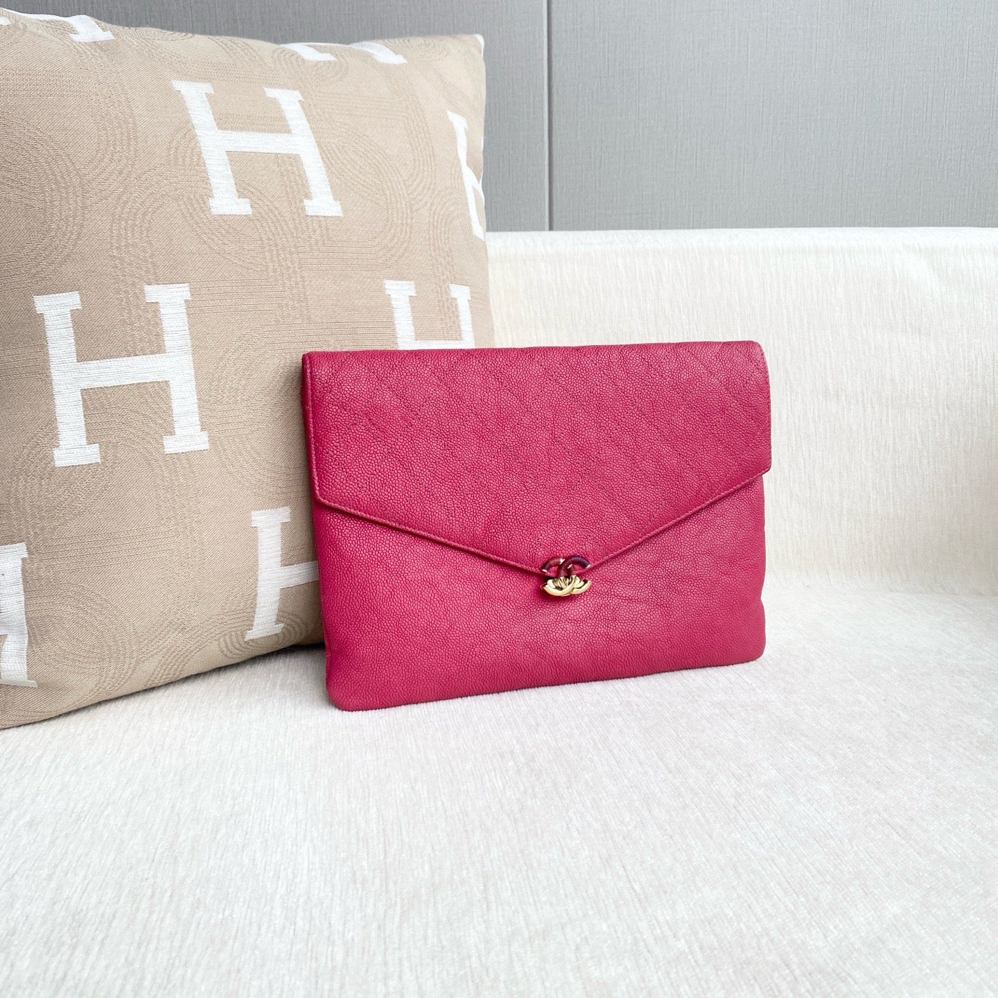 Chanel - Other - Leather - Pink - (medium)