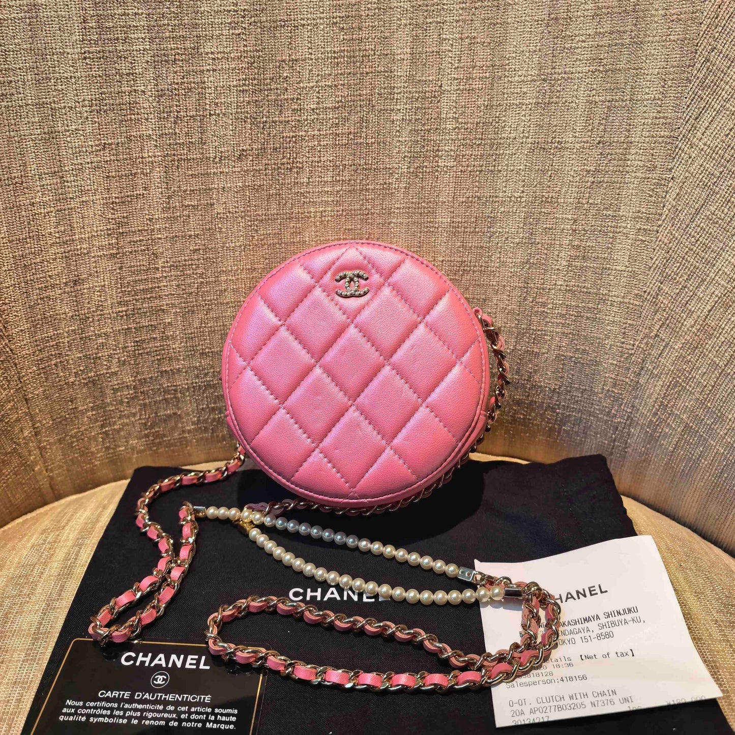 Chanel - Other - Leather - Pink - (mini)