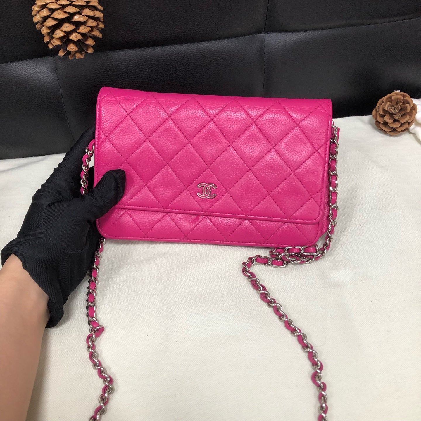 Chanel - Other - Leather - Pink - (mini)
