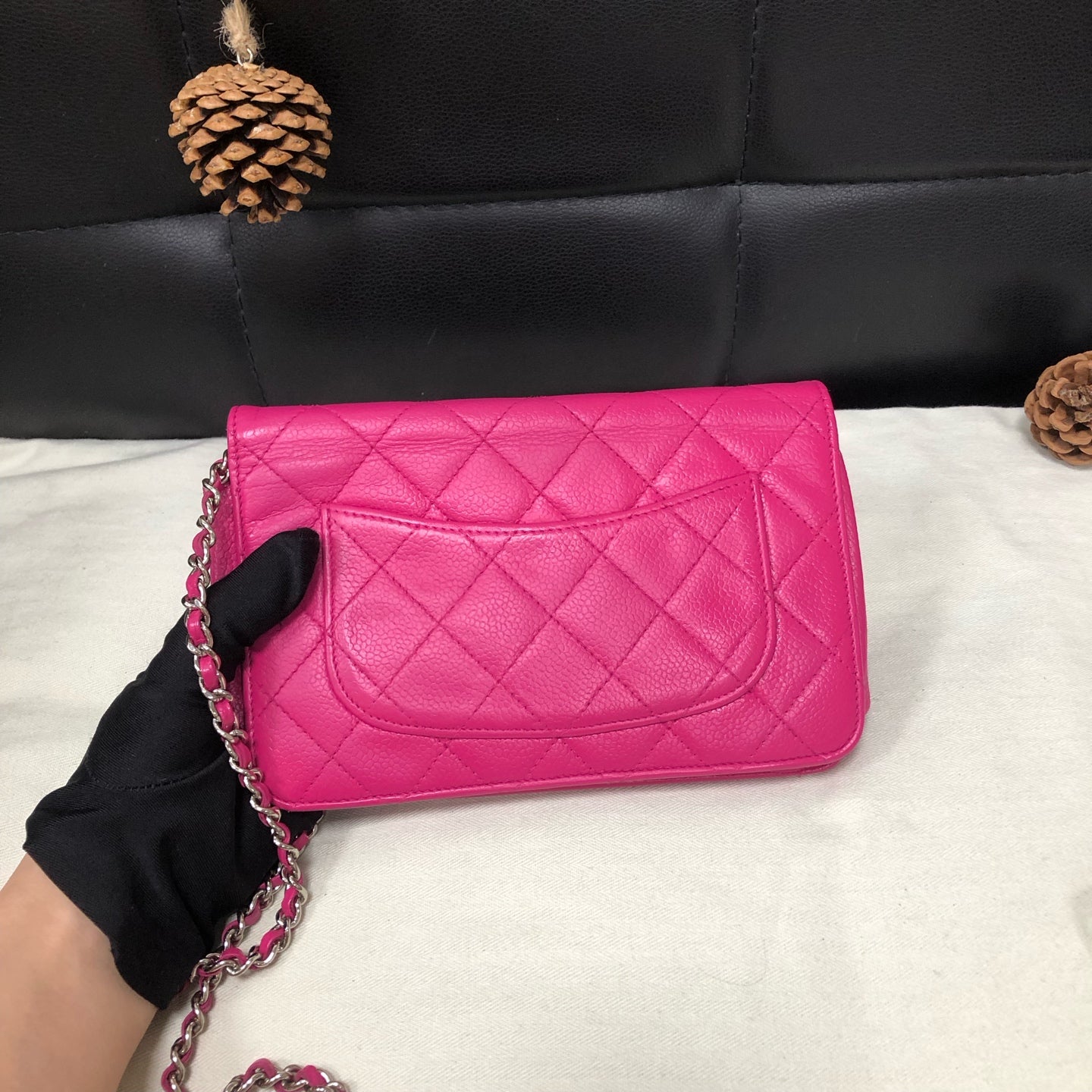 Chanel - Other - Leather - Pink - (mini)