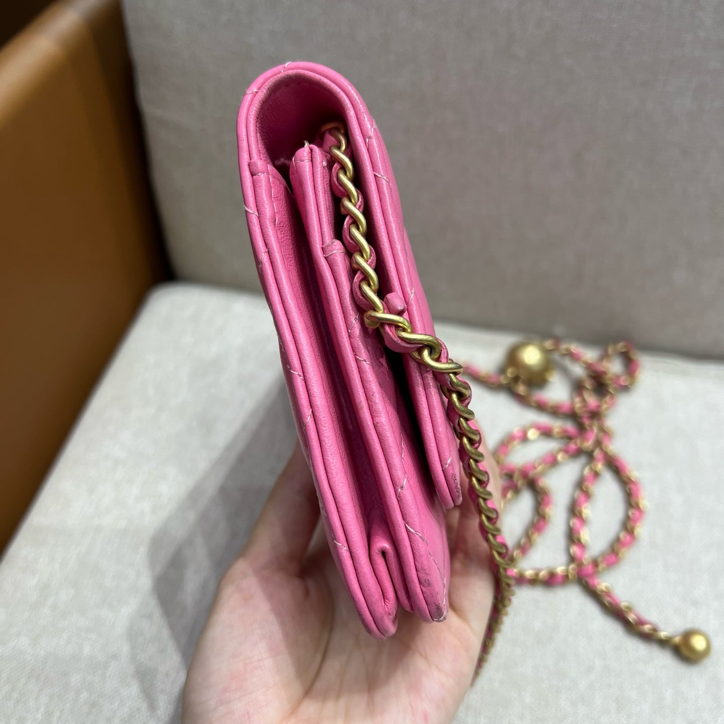 Chanel - Other - Leather - Pink - (mini)