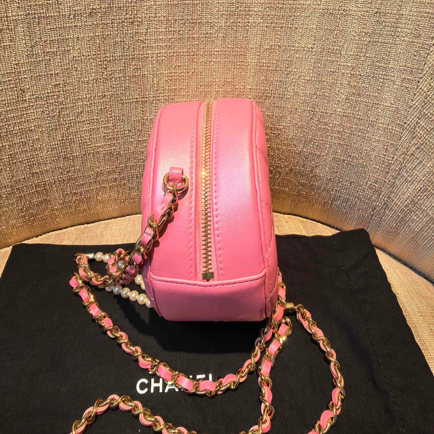 Chanel - Other - Leather - Pink - (mini)