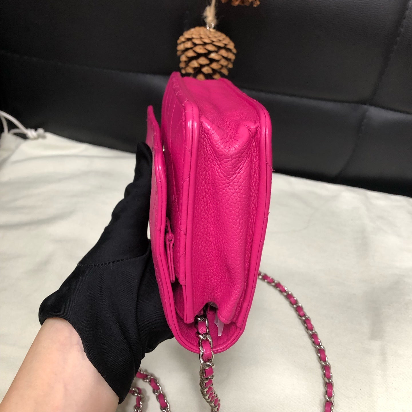 Chanel - Other - Leather - Pink - (mini)
