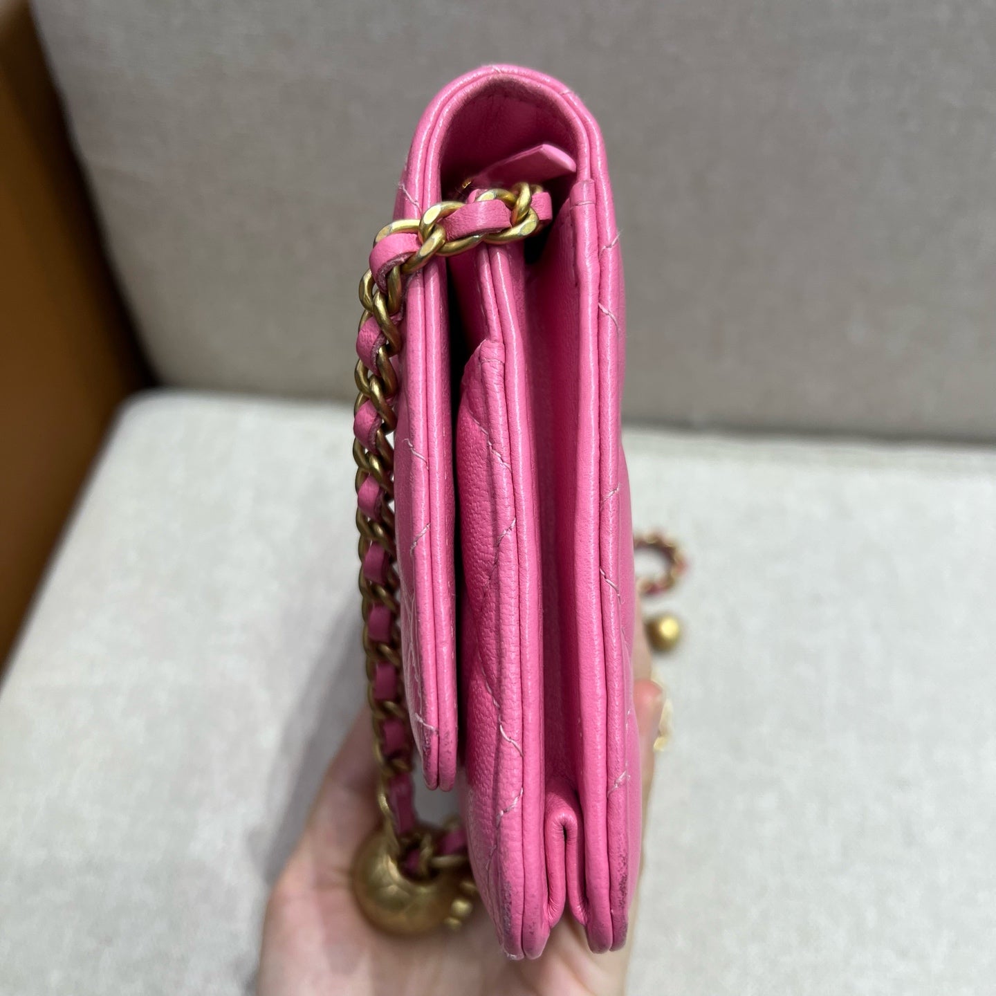 Chanel - Other - Leather - Pink - (mini)