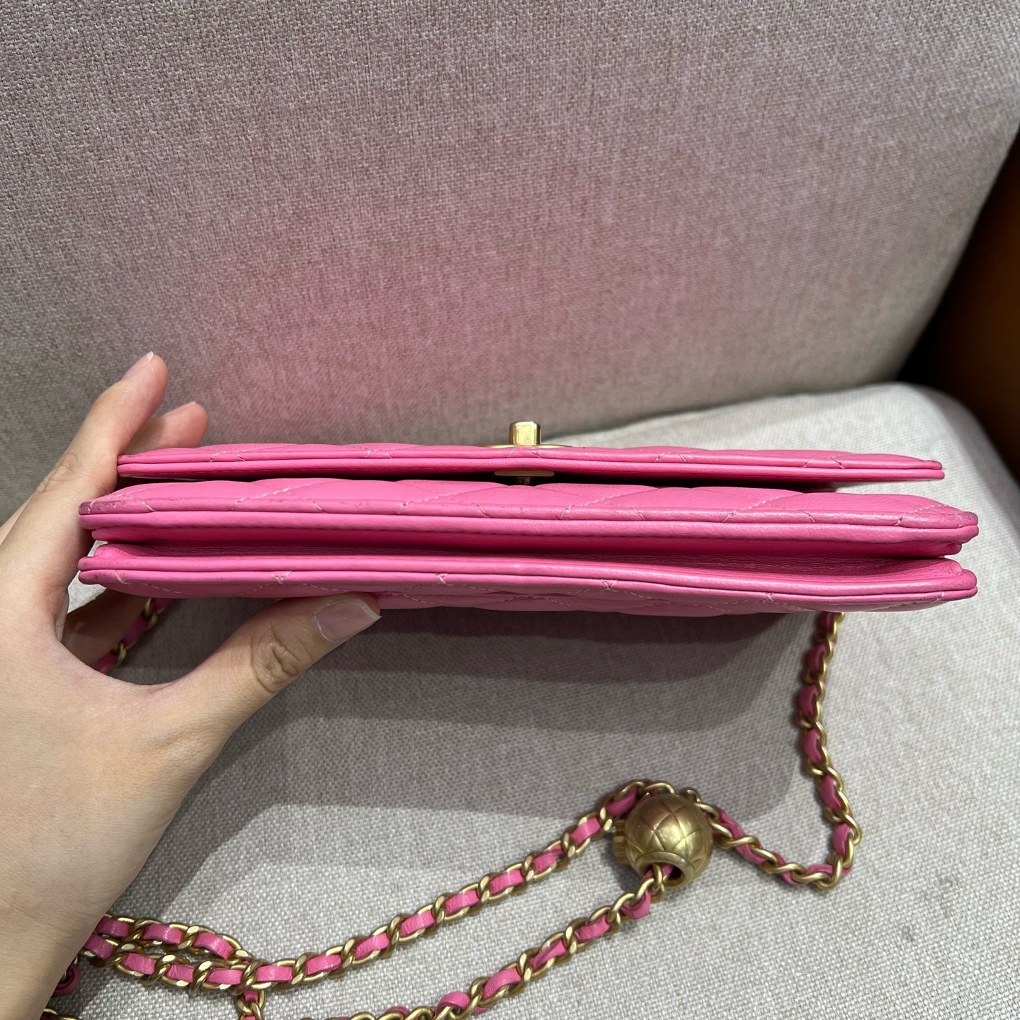 Chanel - Other - Leather - Pink - (mini)