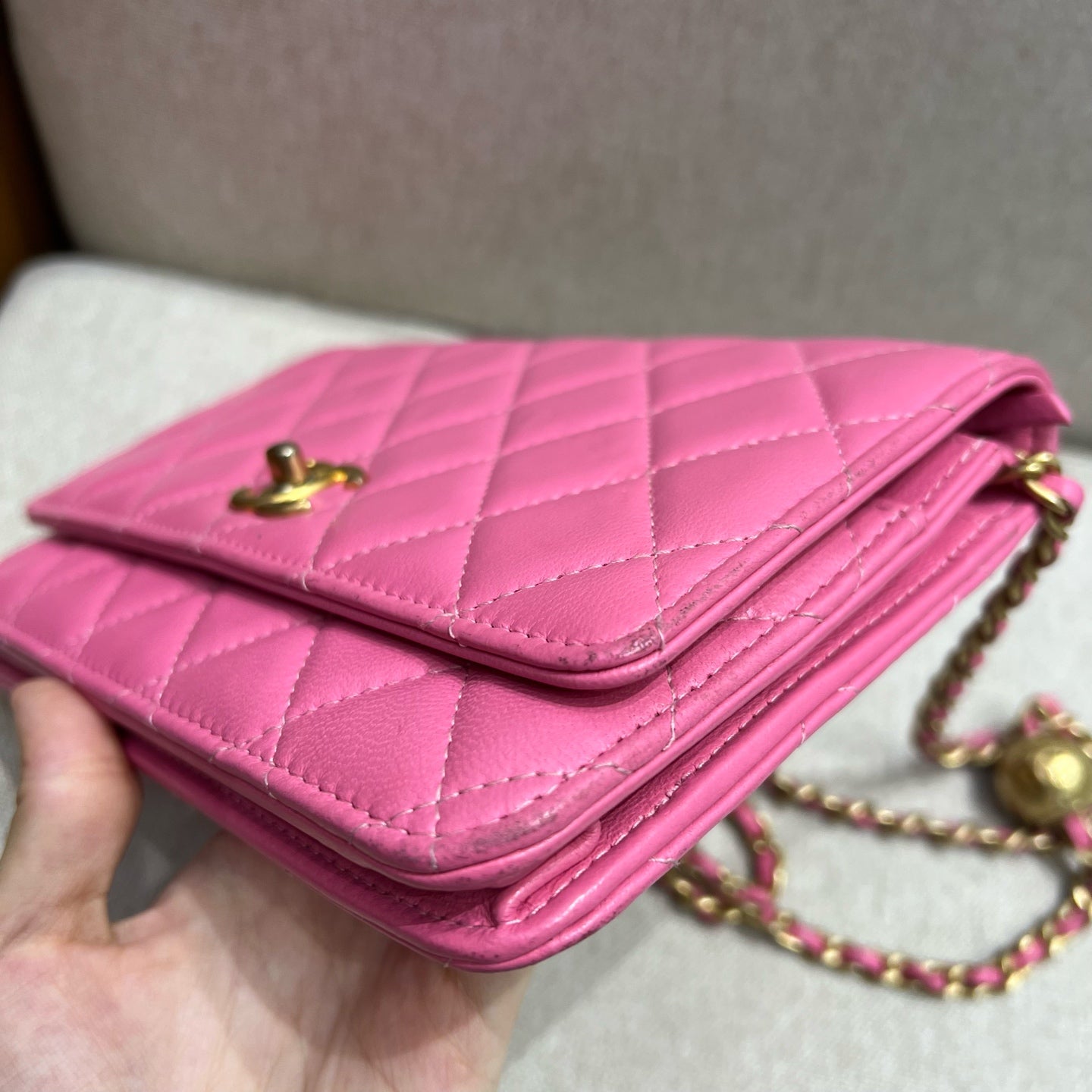 Chanel - Other - Leather - Pink - (mini)