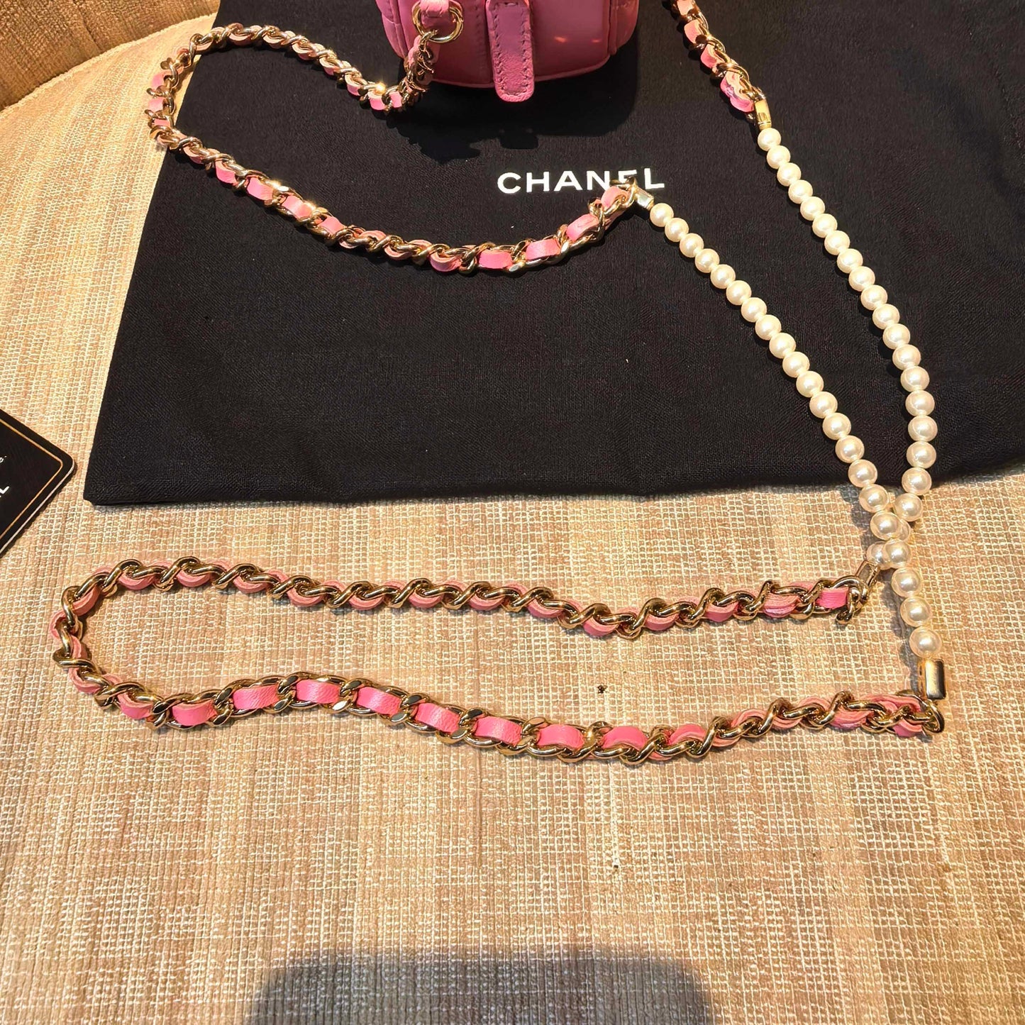 Chanel - Other - Leather - Pink - (mini)