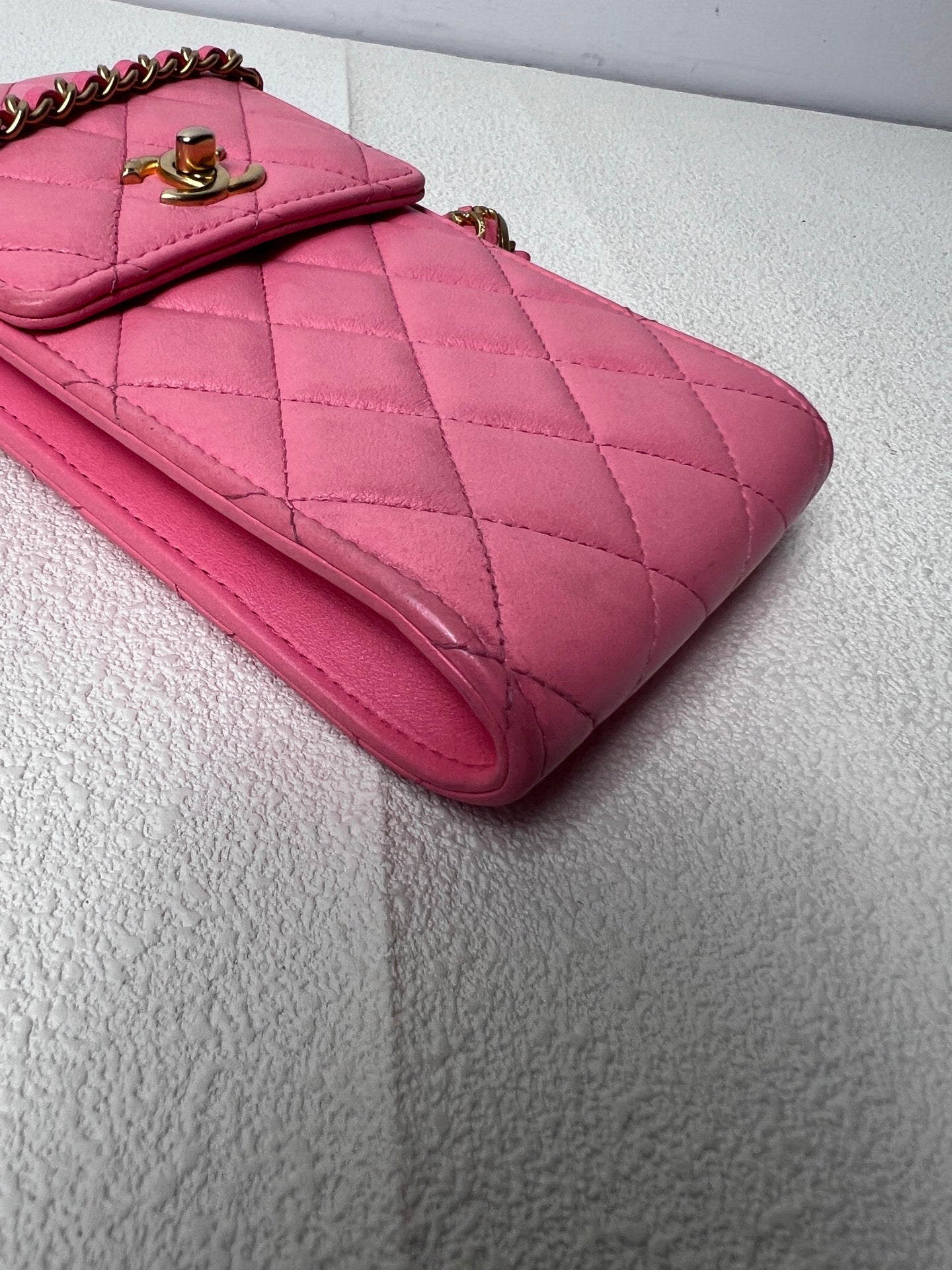 Chanel - Other - Leather - Pink - (mini)