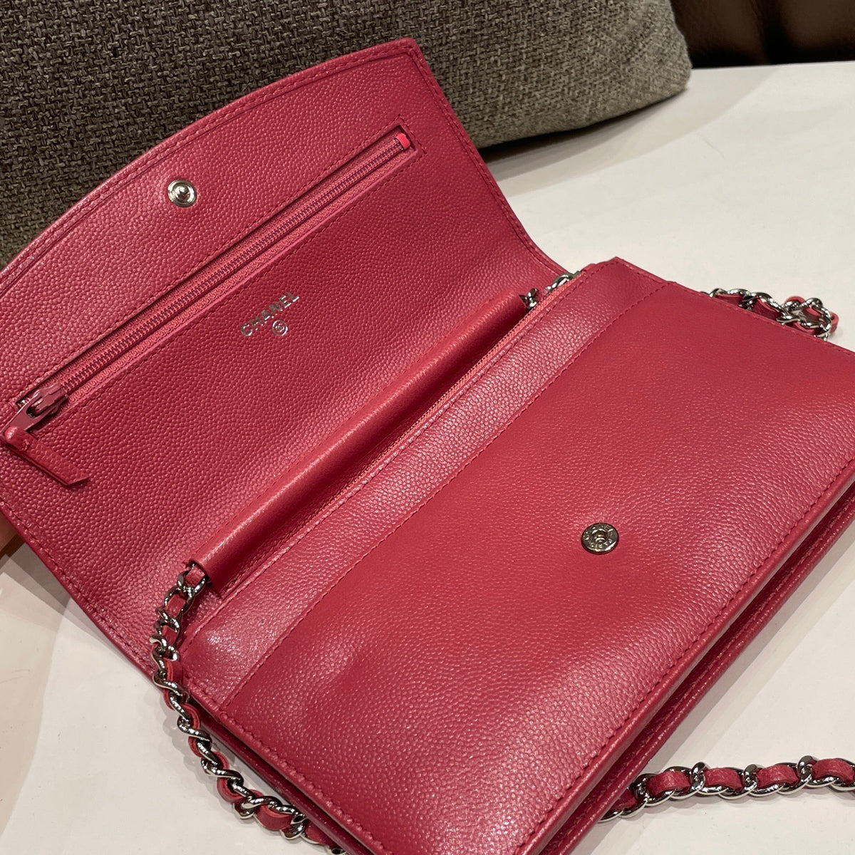 Chanel - Other - Leather - Pink - (small)
