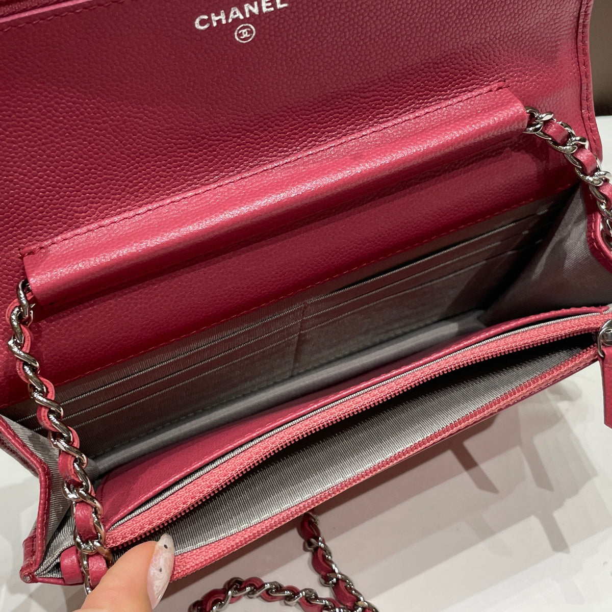 Chanel - Other - Leather - Pink - (small)