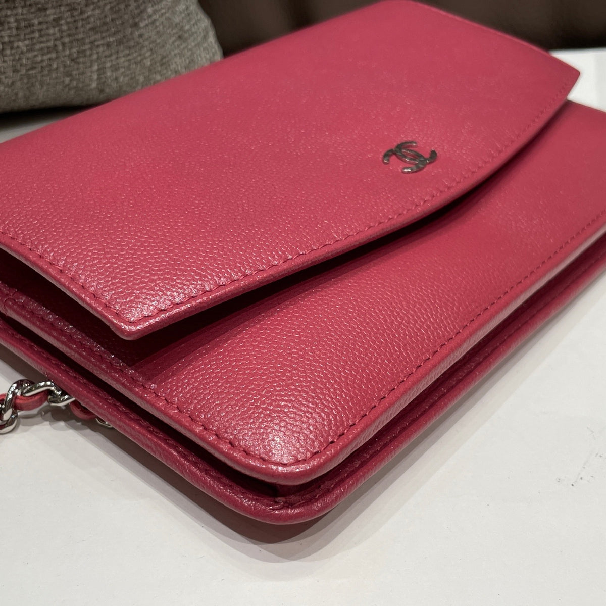 Chanel - Other - Leather - Pink - (small)