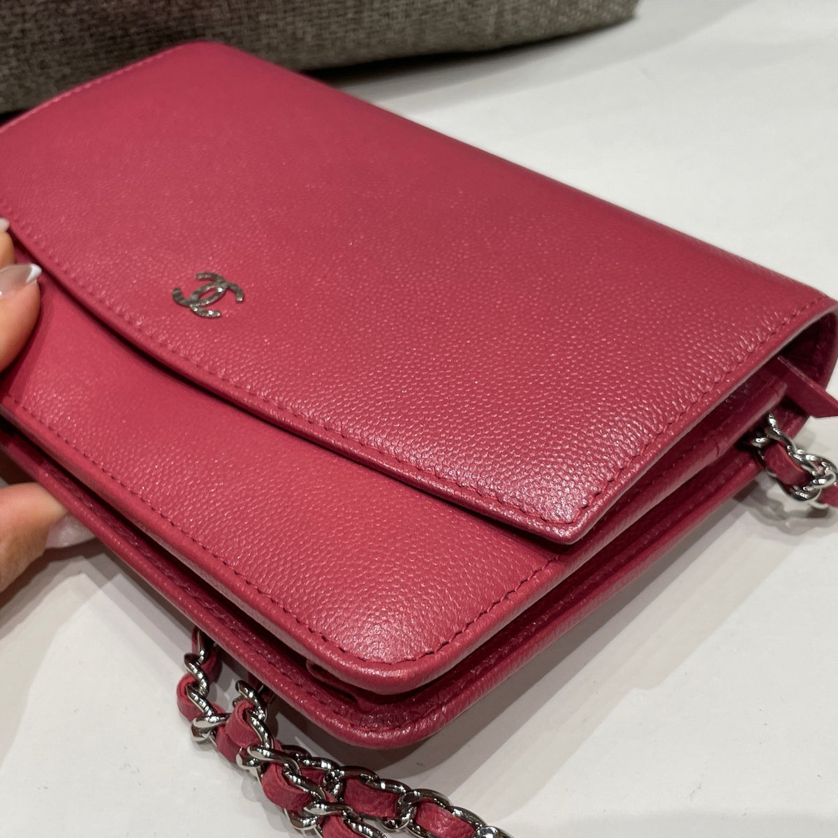 Chanel - Other - Leather - Pink - (small)