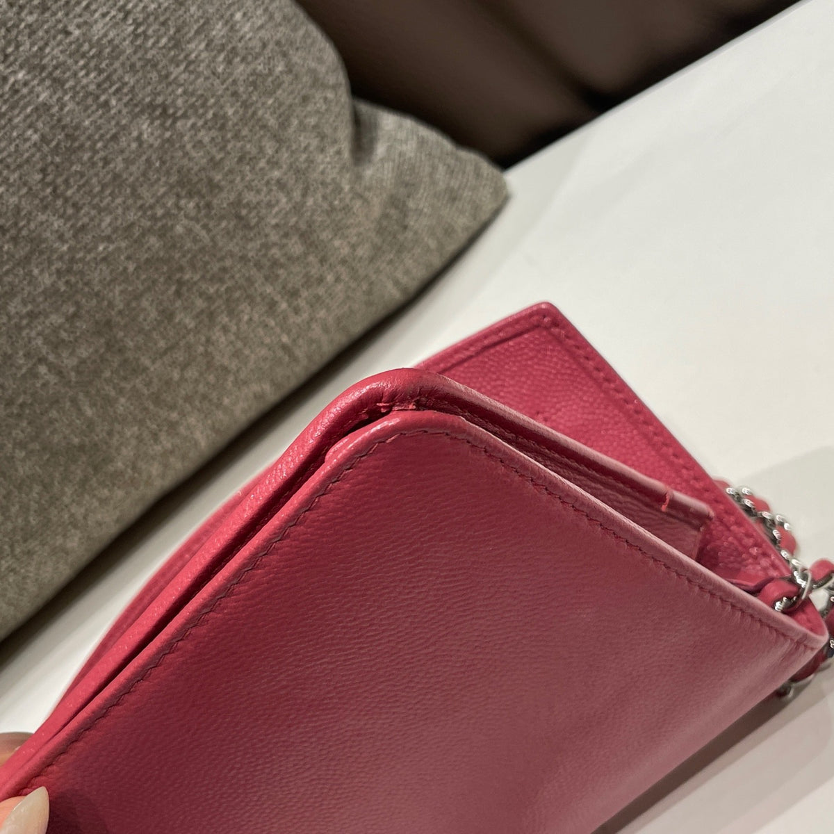 Chanel - Other - Leather - Pink - (small)