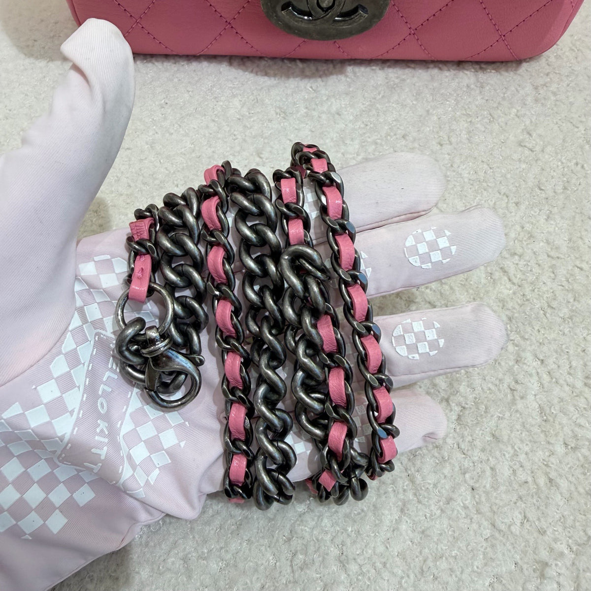 Chanel - Other - Leather - Pink - (small)