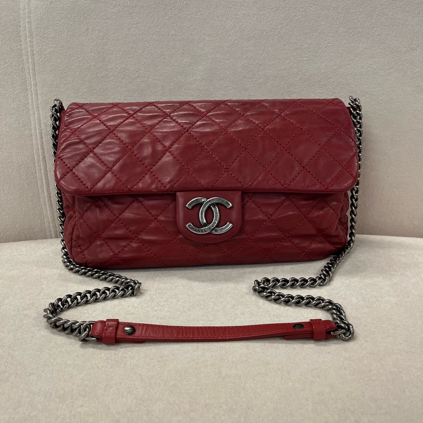Chanel - Other - Leather - Red - (large)