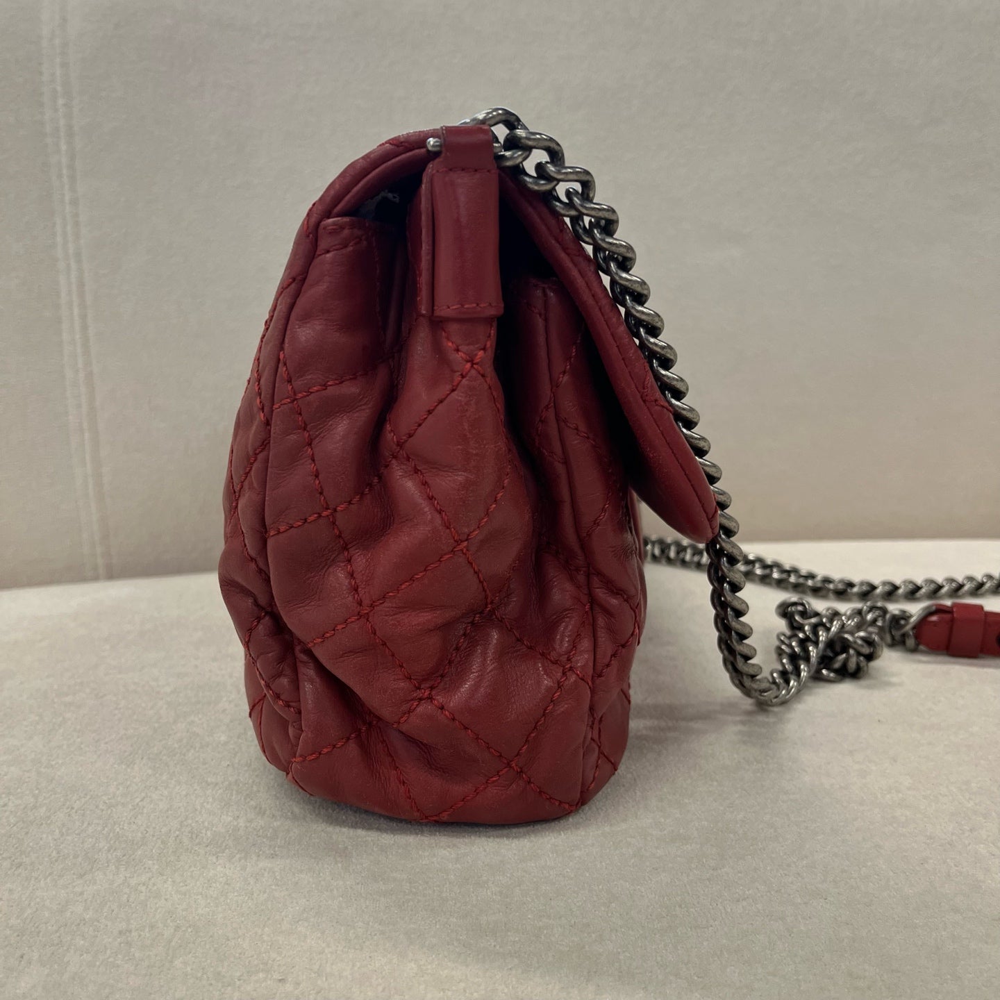 Chanel - Other - Leather - Red - (large)