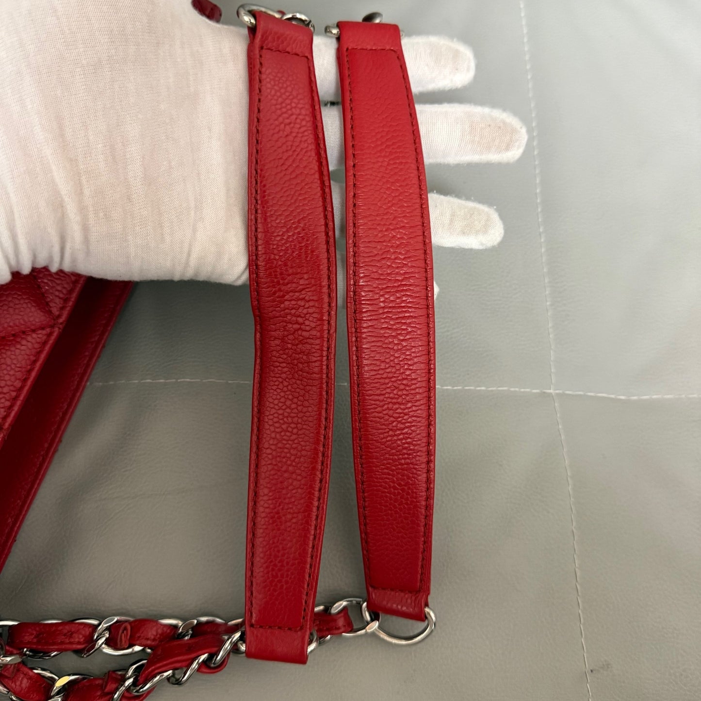 Chanel - Other - Leather - Red - (large)