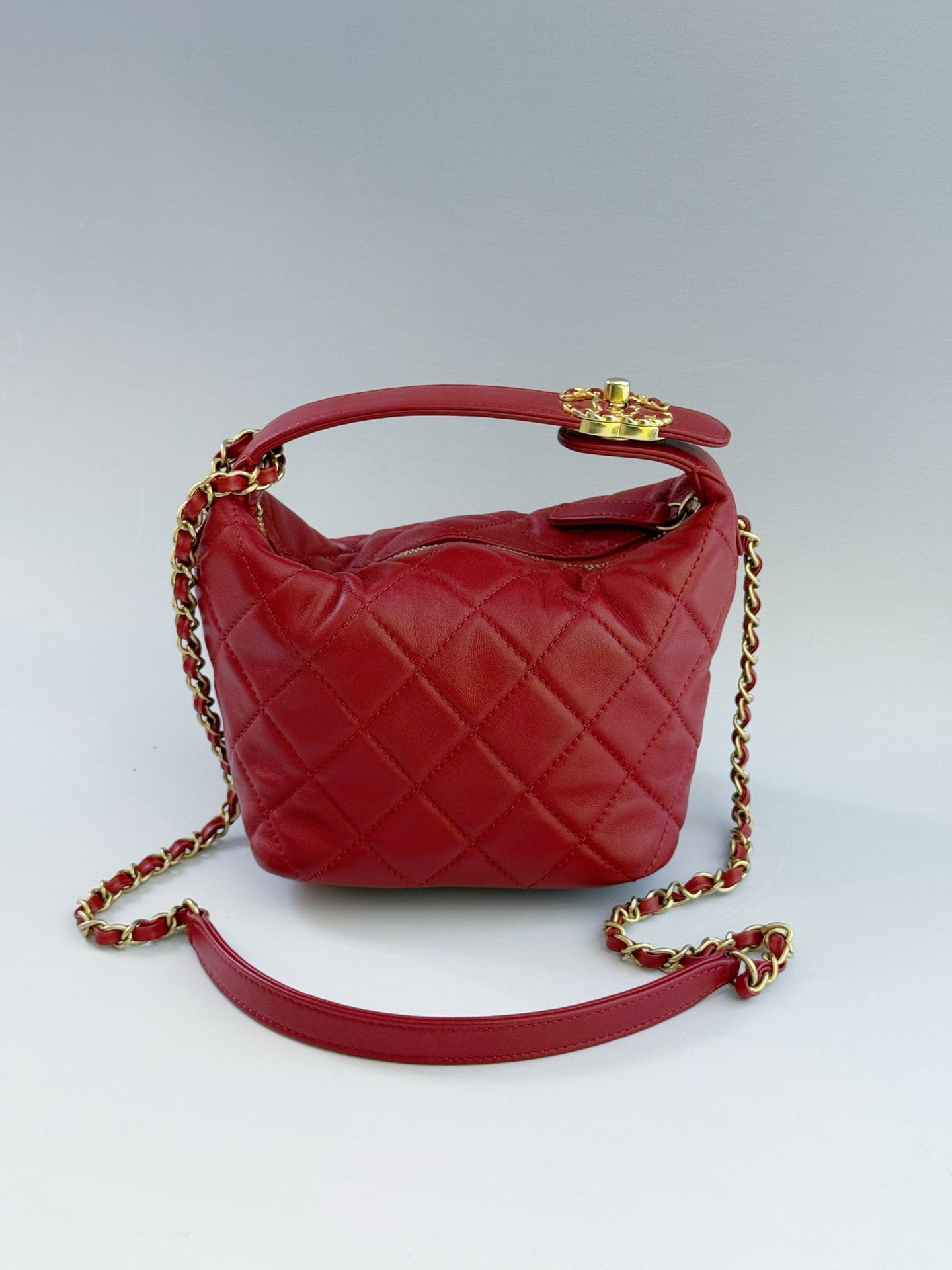 Chanel - Other - Leather - Red - (mini)