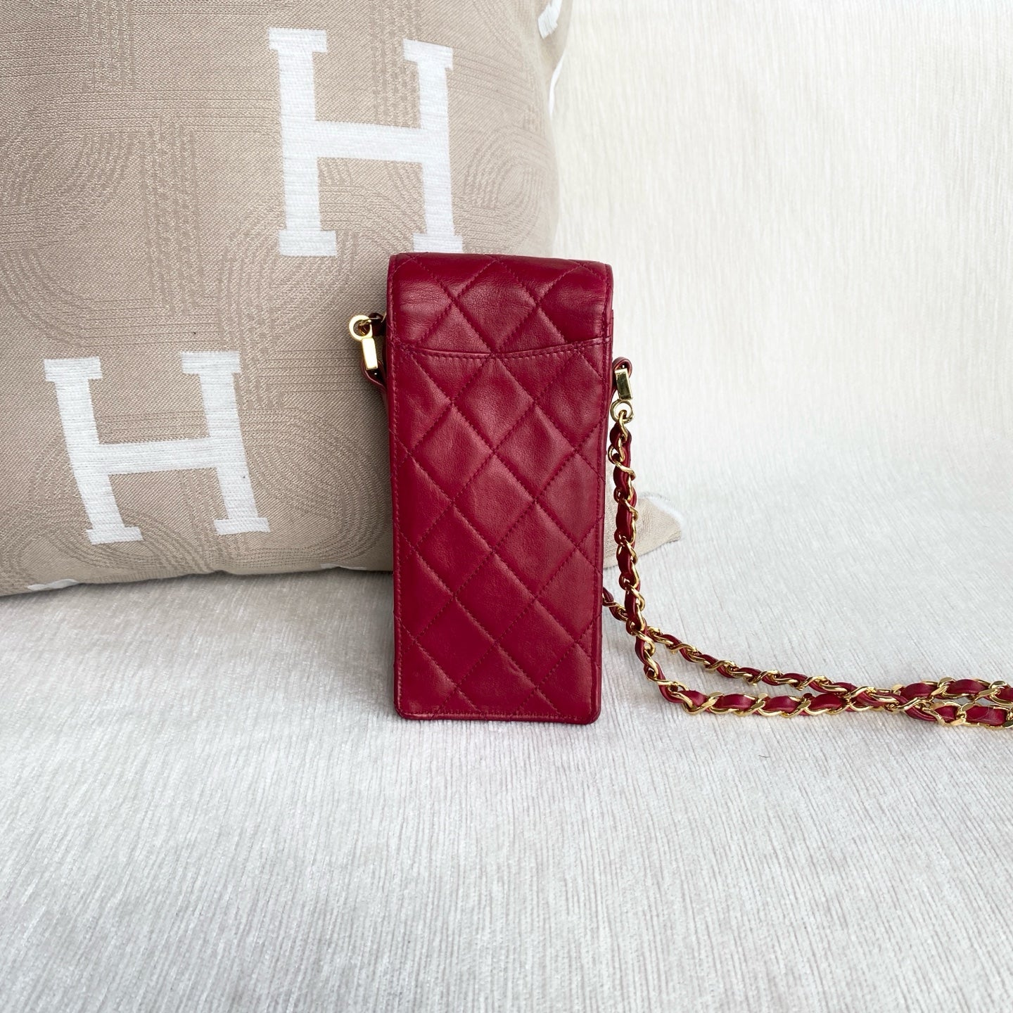 Chanel - Other - Leather - Red - (mini)