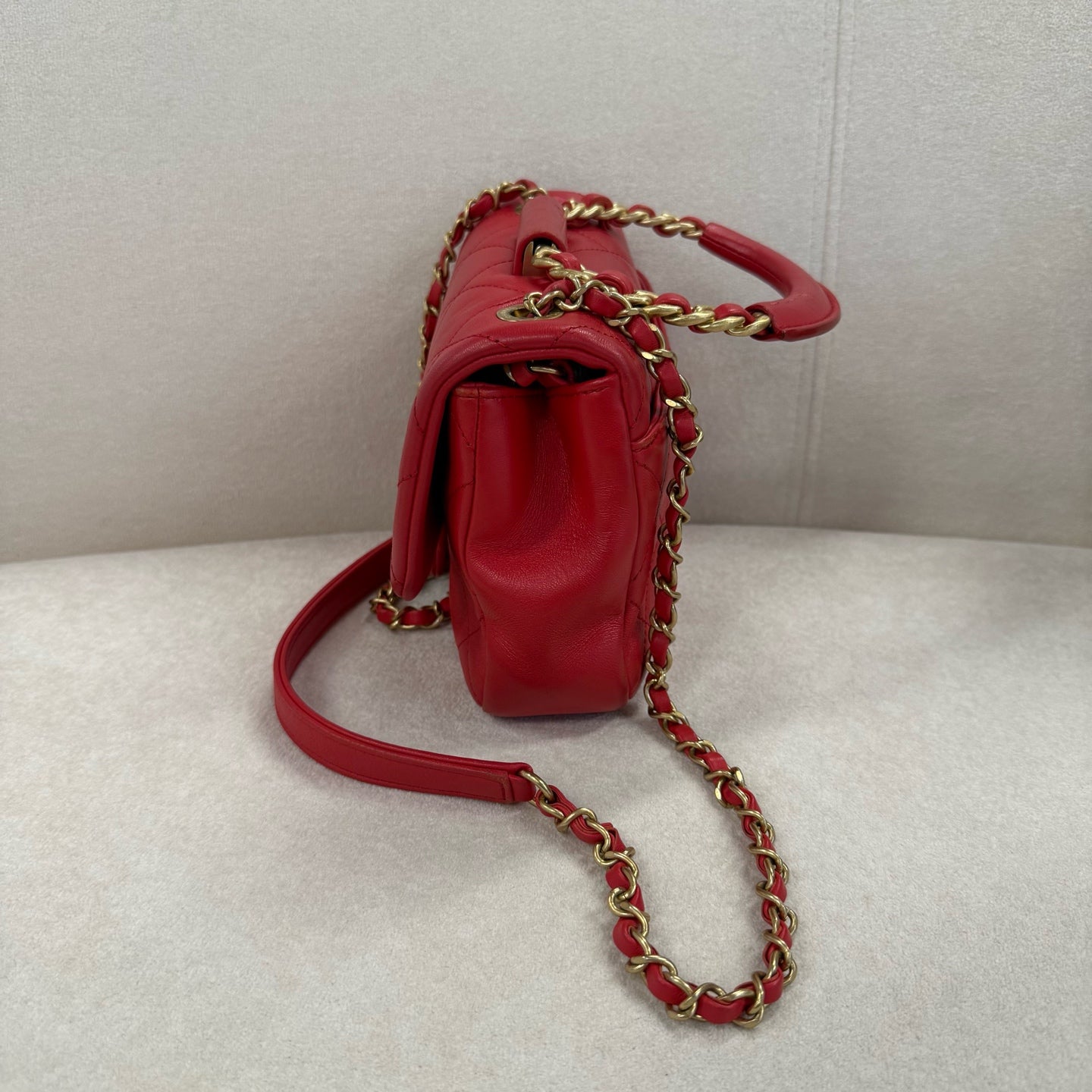 Chanel - Other - Leather - Red - (mini)
