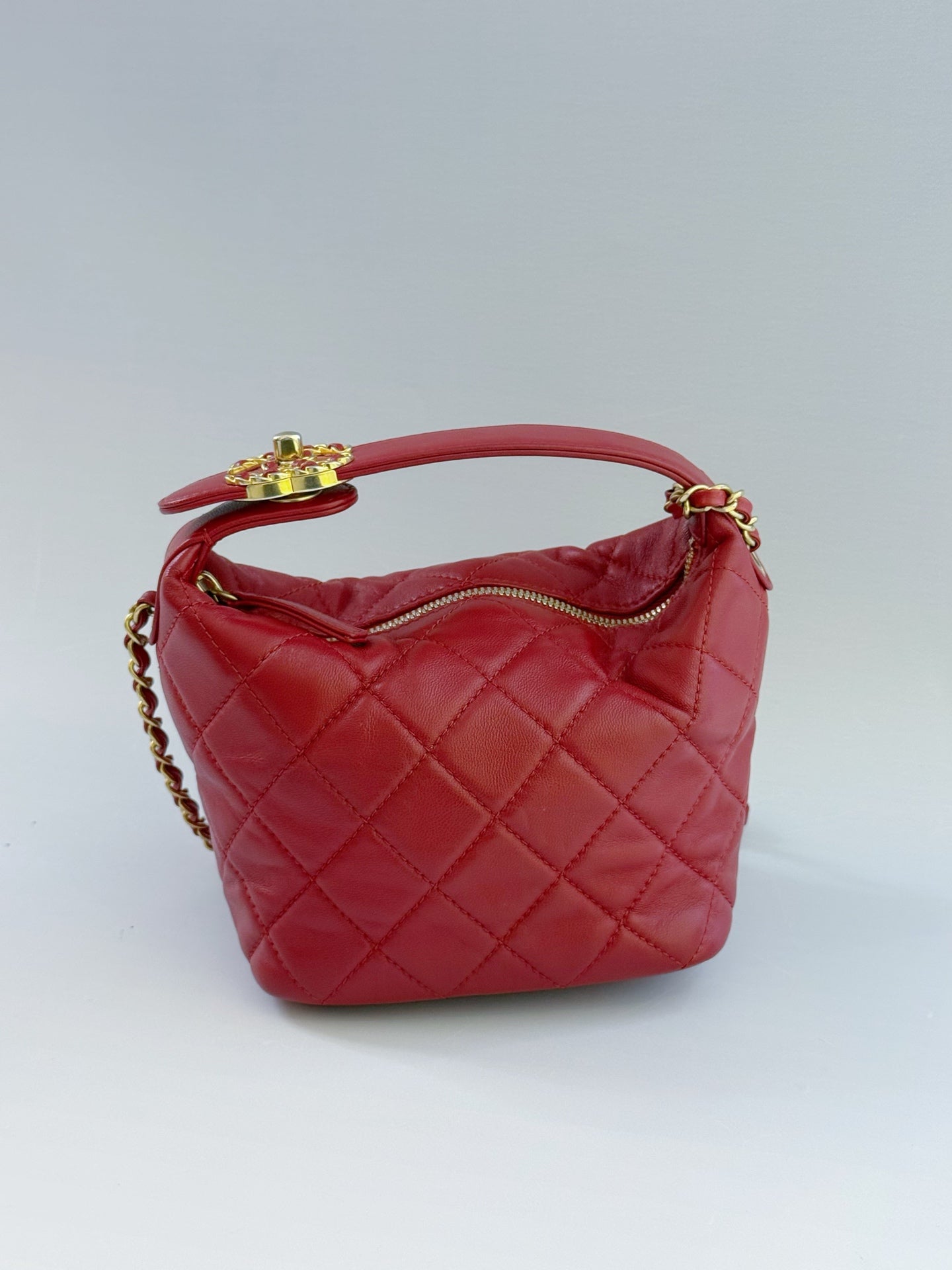 Chanel - Other - Leather - Red - (mini)