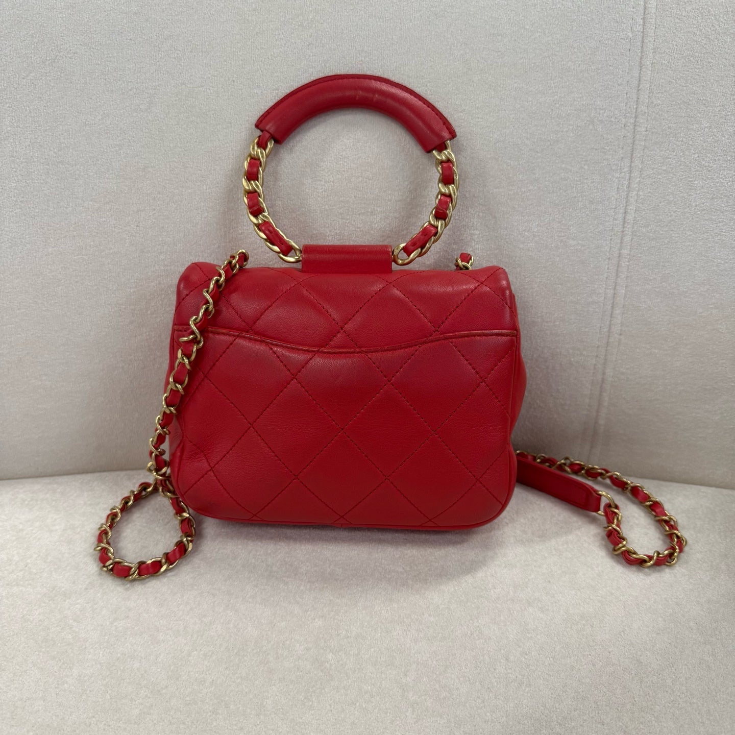 Chanel - Other - Leather - Red - (mini)