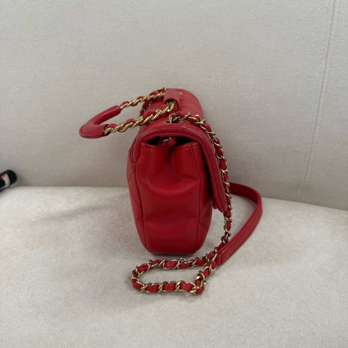 Chanel - Other - Leather - Red - (mini)