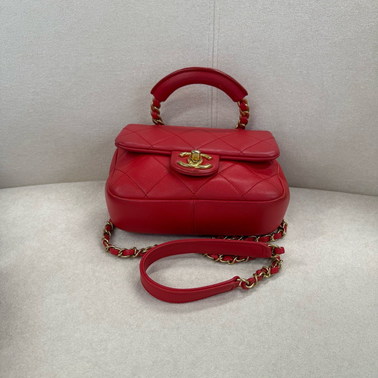 Chanel - Other - Leather - Red - (mini)