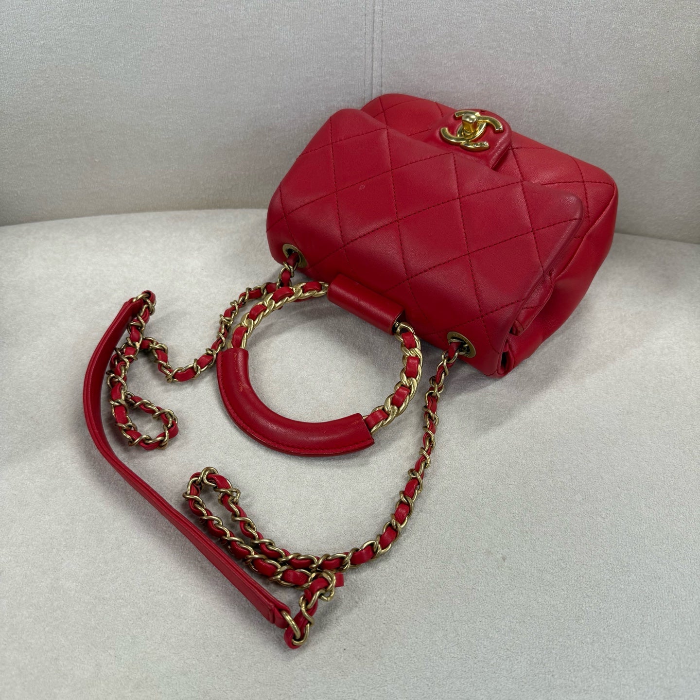 Chanel - Other - Leather - Red - (mini)