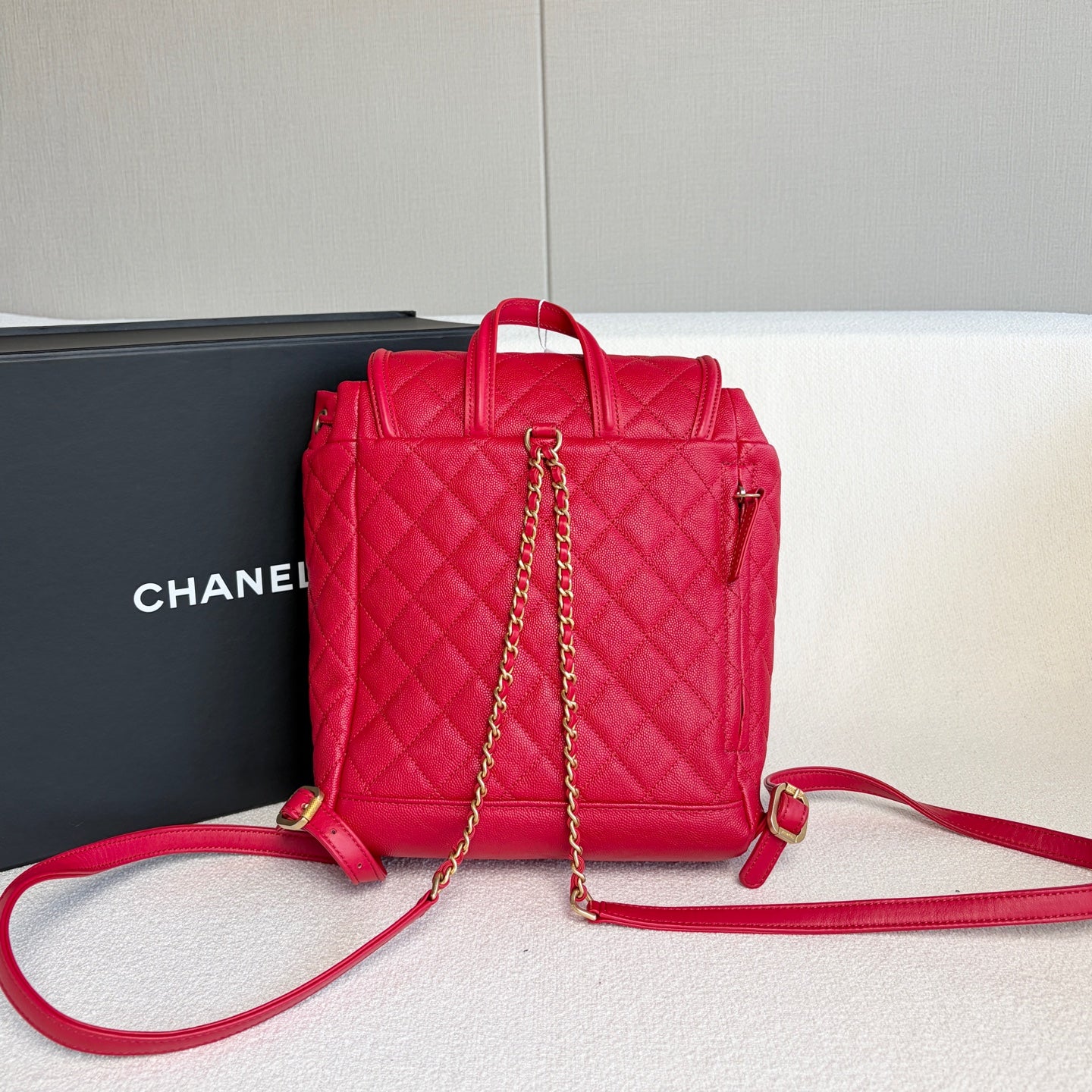 Chanel - Other - Leather - Red - (small)