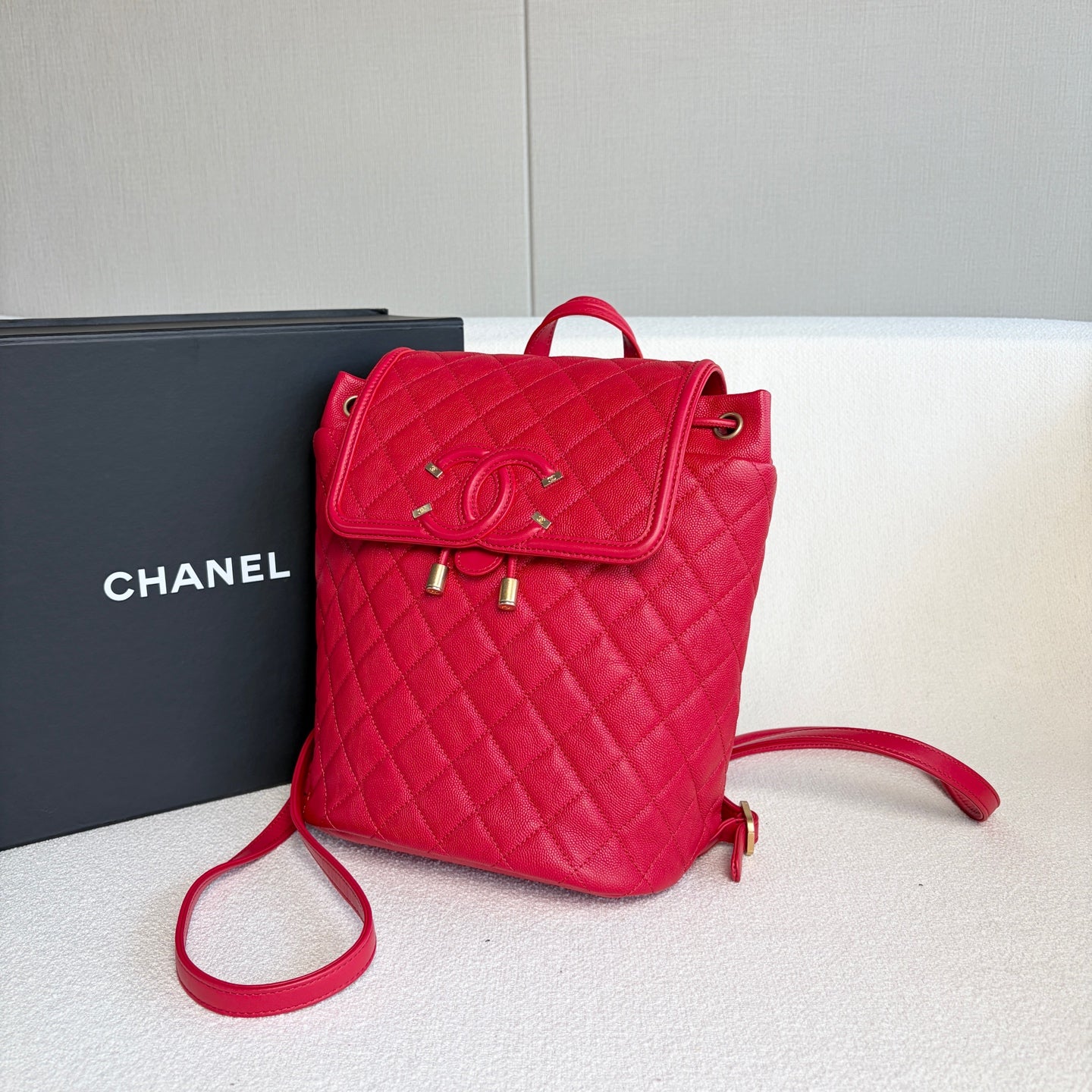 Chanel - Other - Leather - Red - (small)