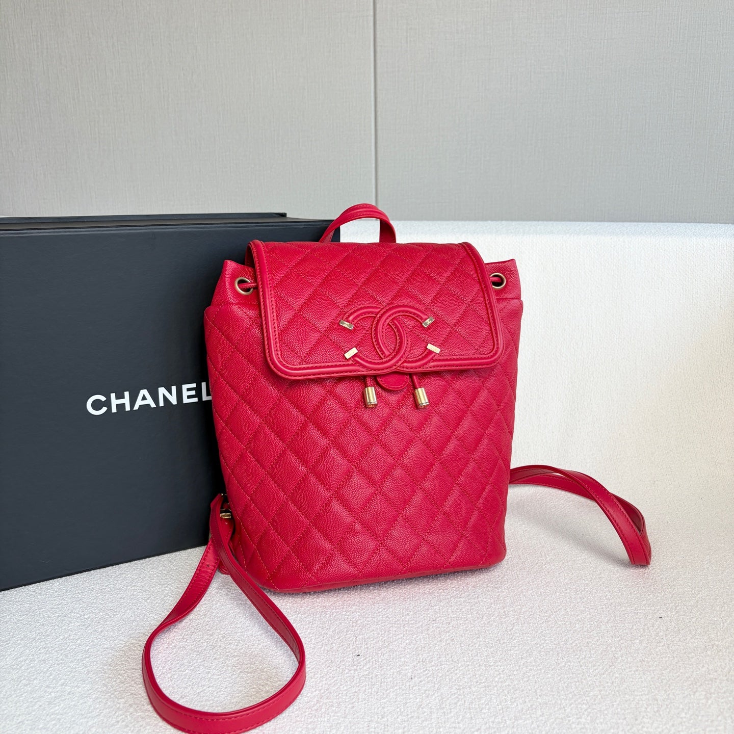 Chanel - Other - Leather - Red - (small)